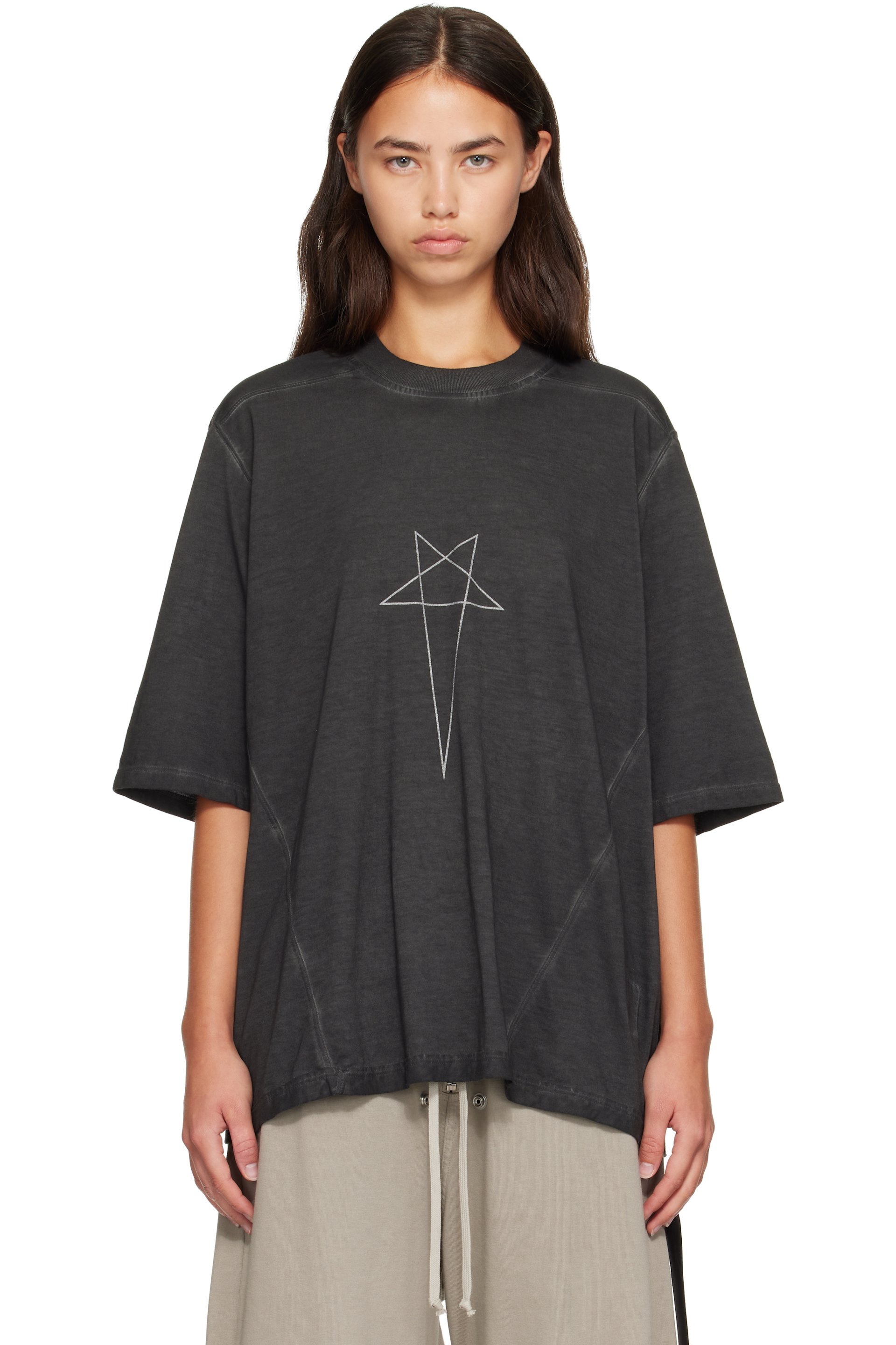Rick Owens DRKSHDW - Black Tower Walrus T-shirt