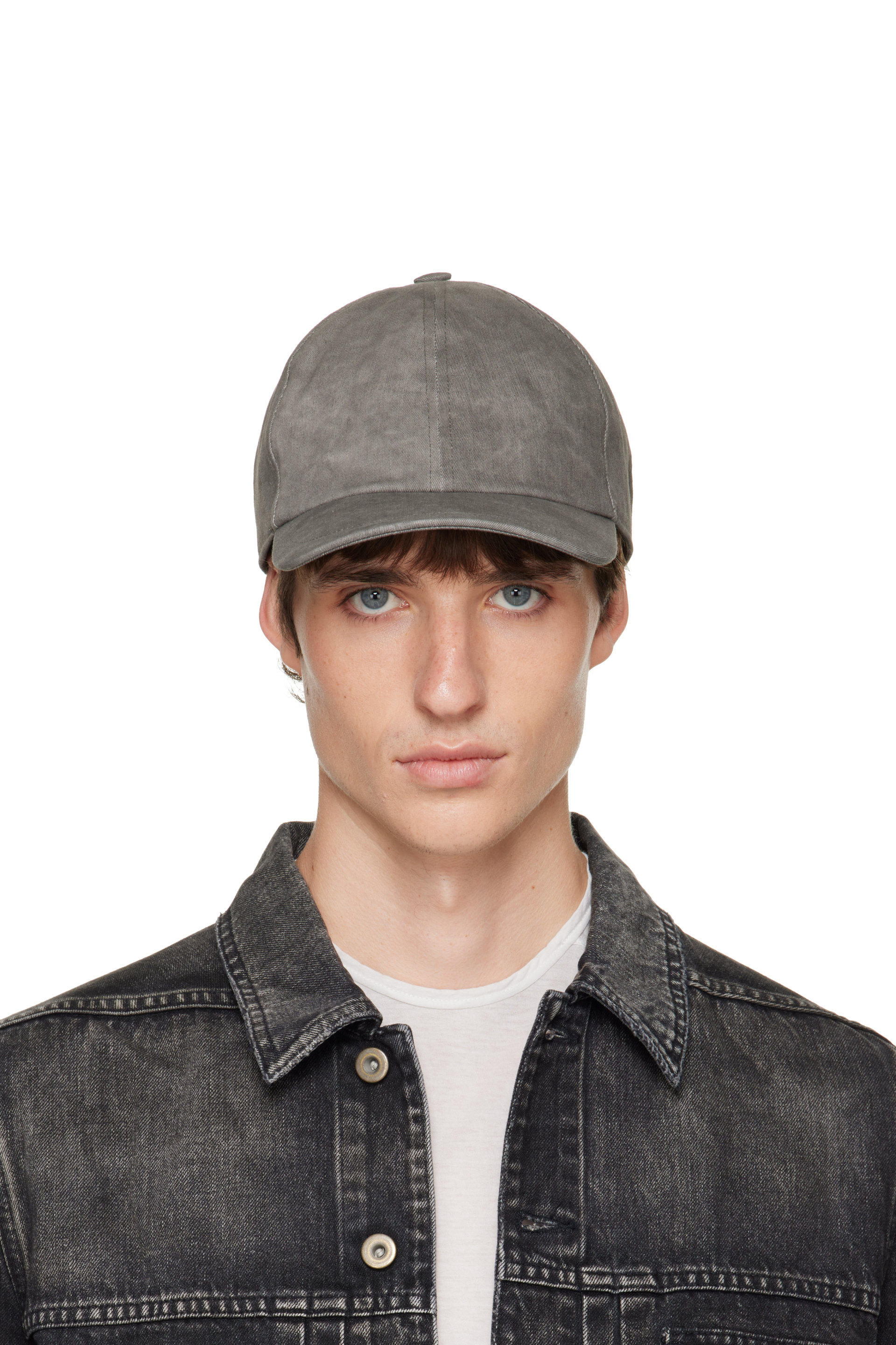 Rick Owens DRKSHDW - Gray Denim Baseball Cap