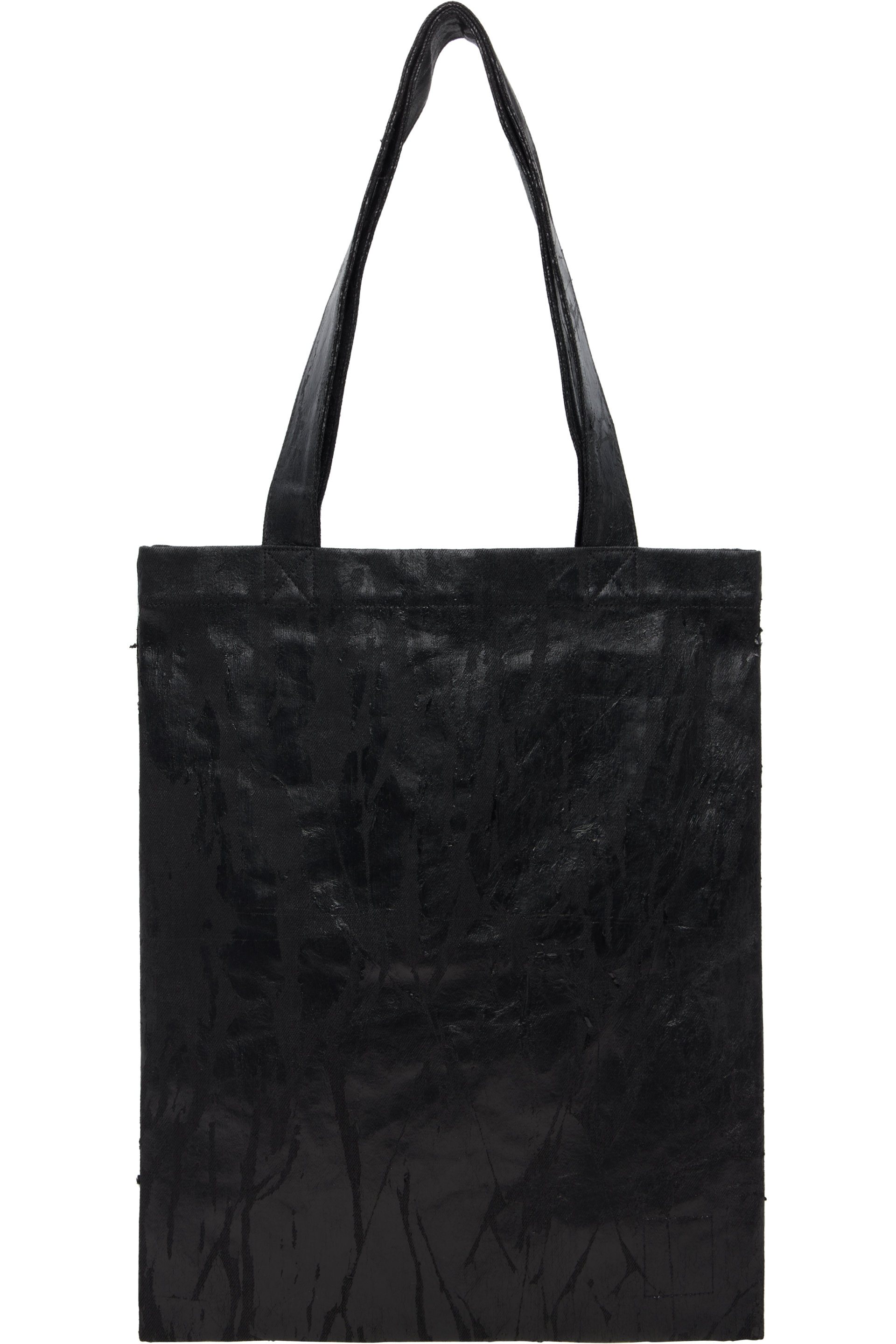 Rick Owens DRKSHDW - Black Tower Megacrust Denim Tote