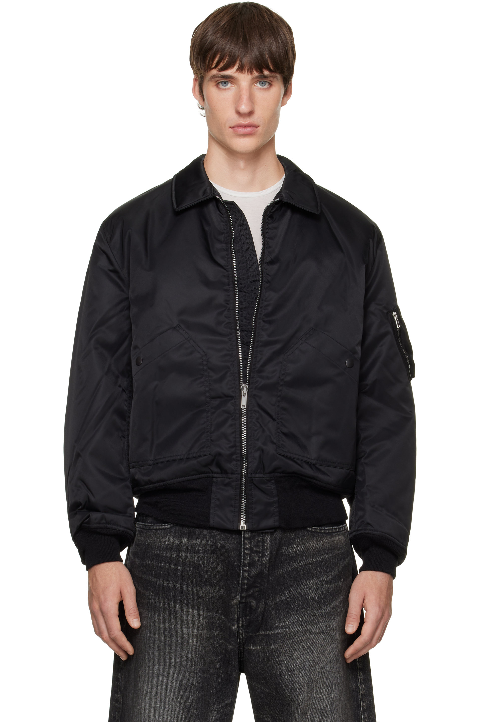 Rick Owens DRKSHDW - Black Tower Flyers Jacket