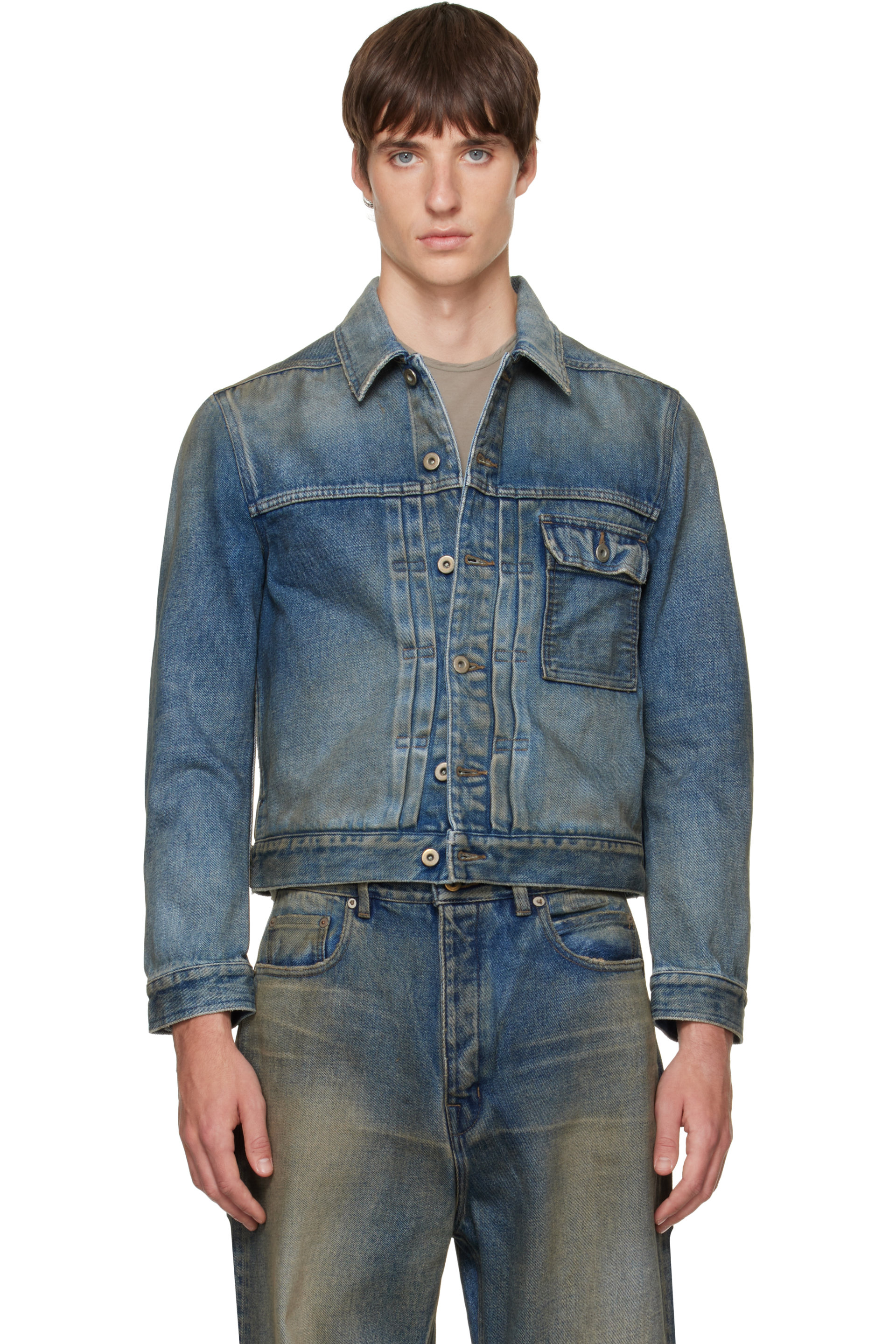 Rick Owens DRKSHDW - Blue Tower Stargroves Denim Jacket
