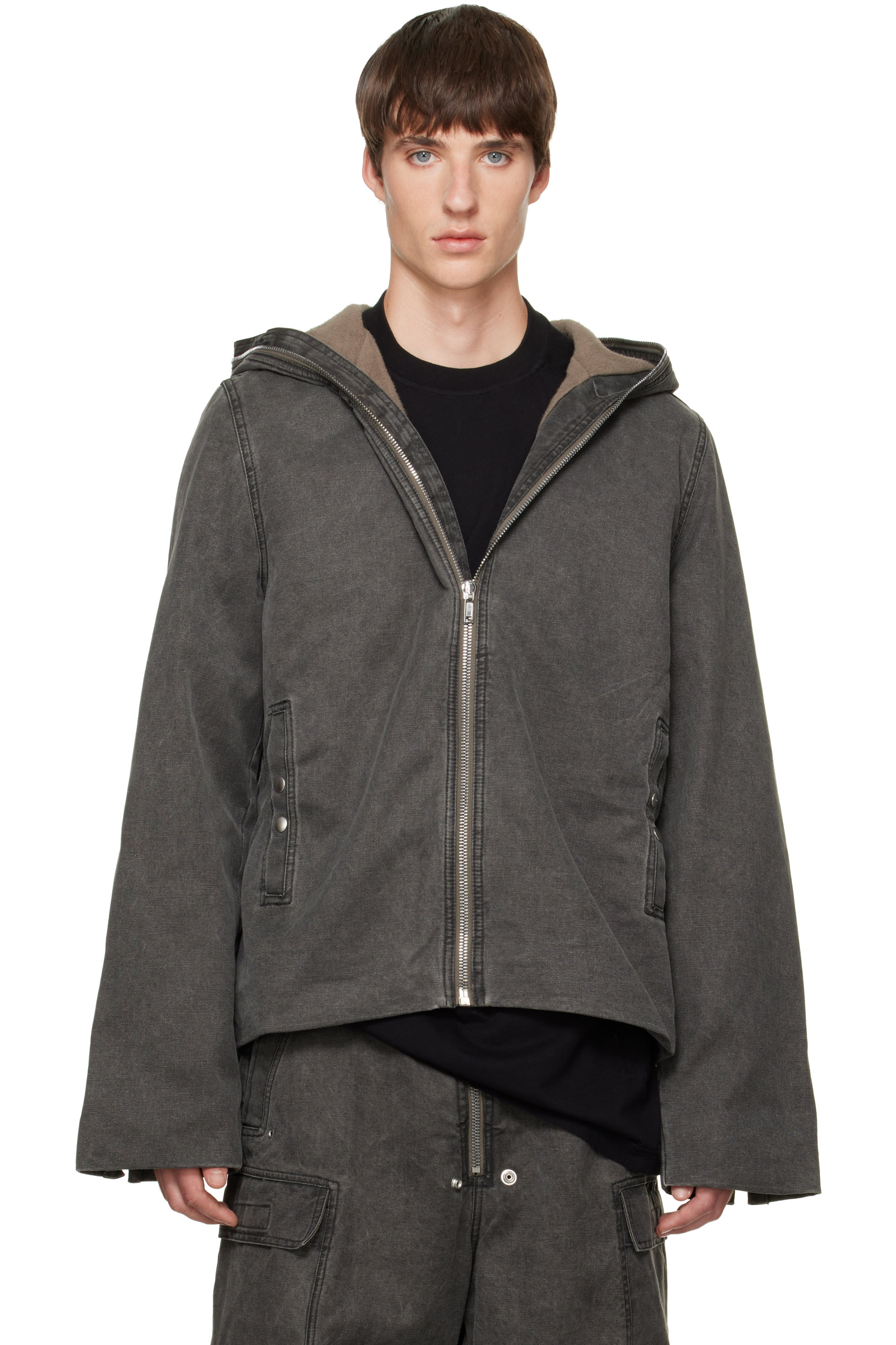 Rick Owens DRKSHDW - Gray Tower Zipfront Jacket