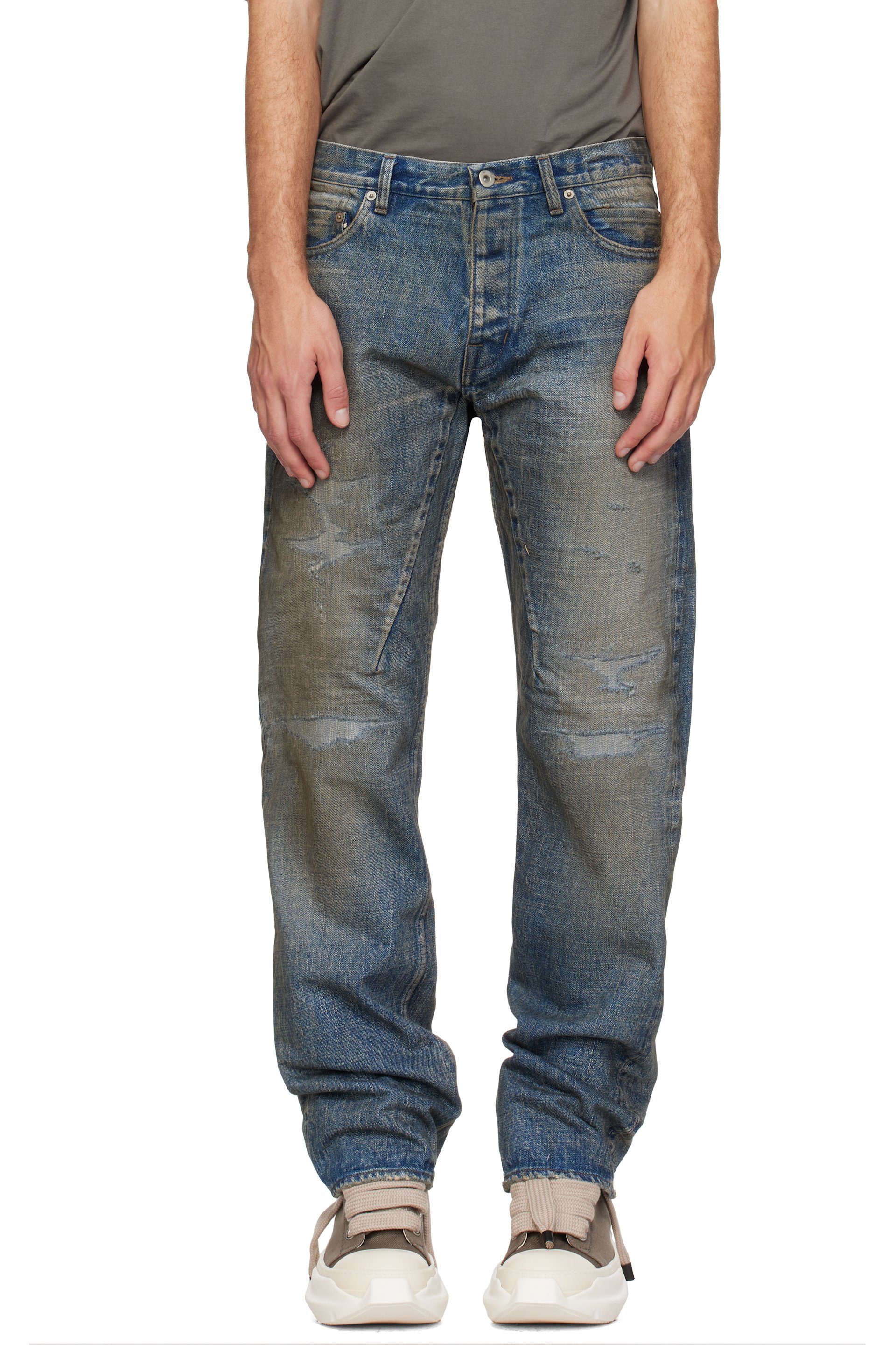 Rick Owens DRKSHDW - Jean Kurdt bleu - Tower