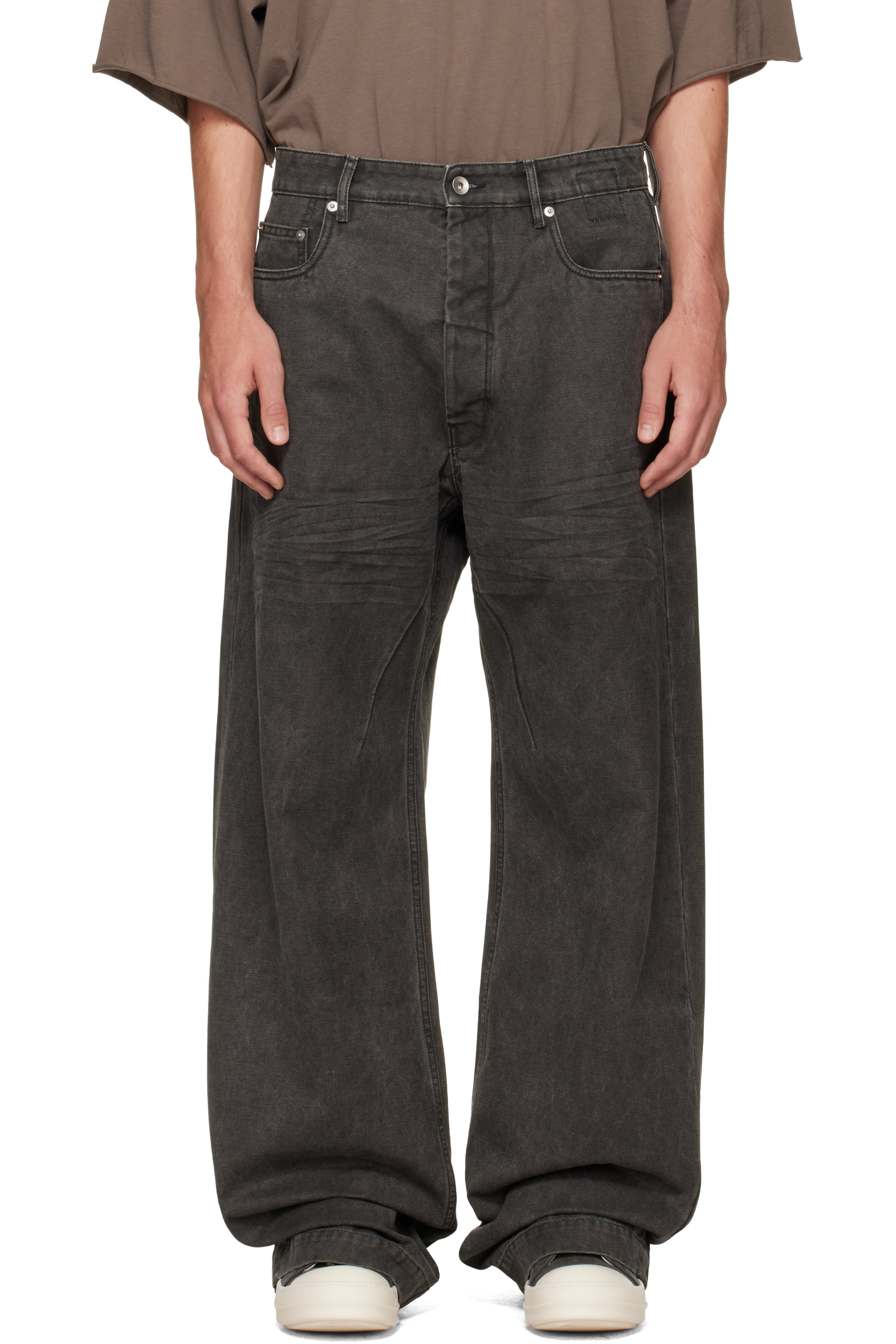 Rick Owens DRKSHDW - 灰色 Tower Geth 牛仔裤