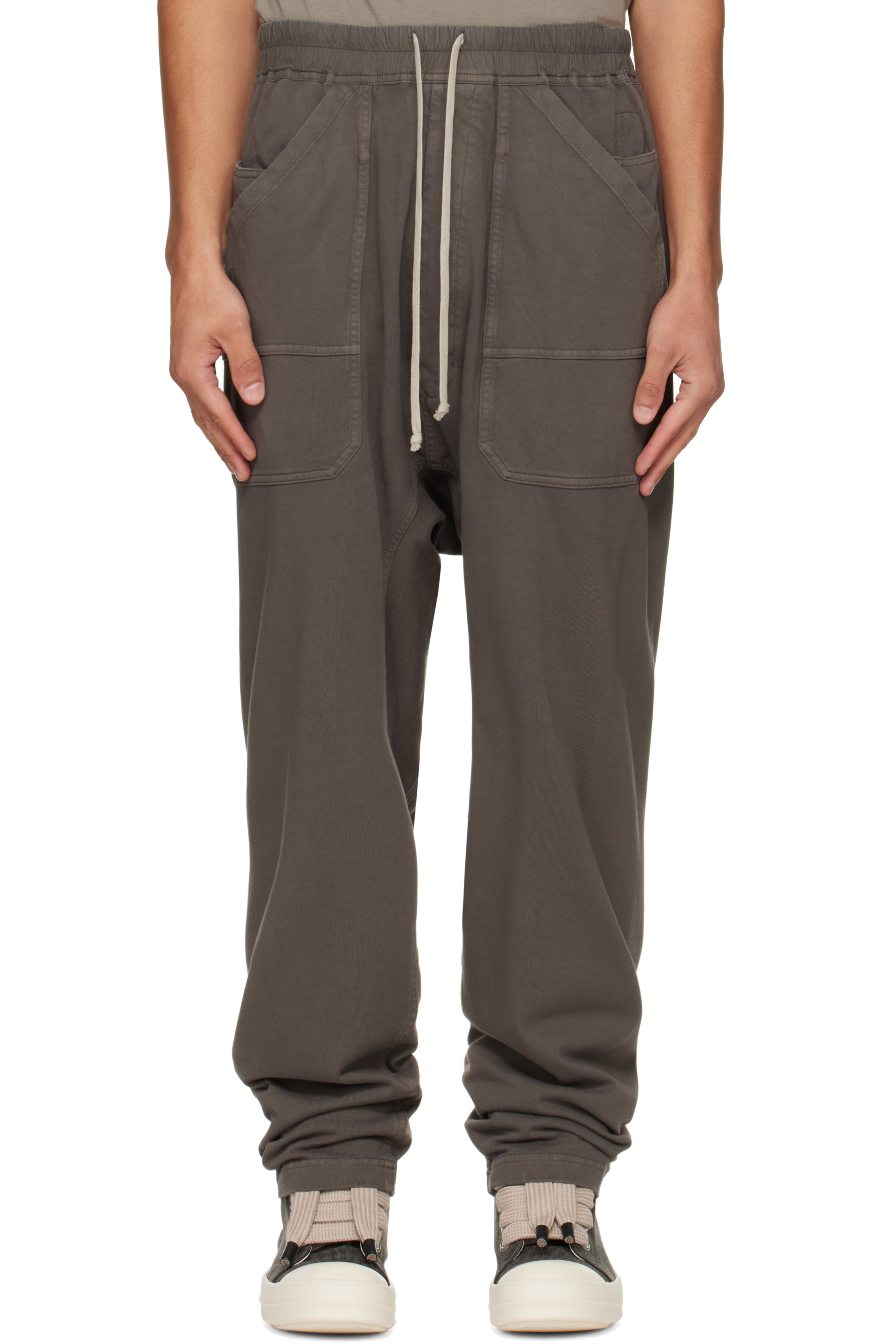 Rick Owens DRKSHDW - Gray Tower Classic Drawstring Cargo Pants