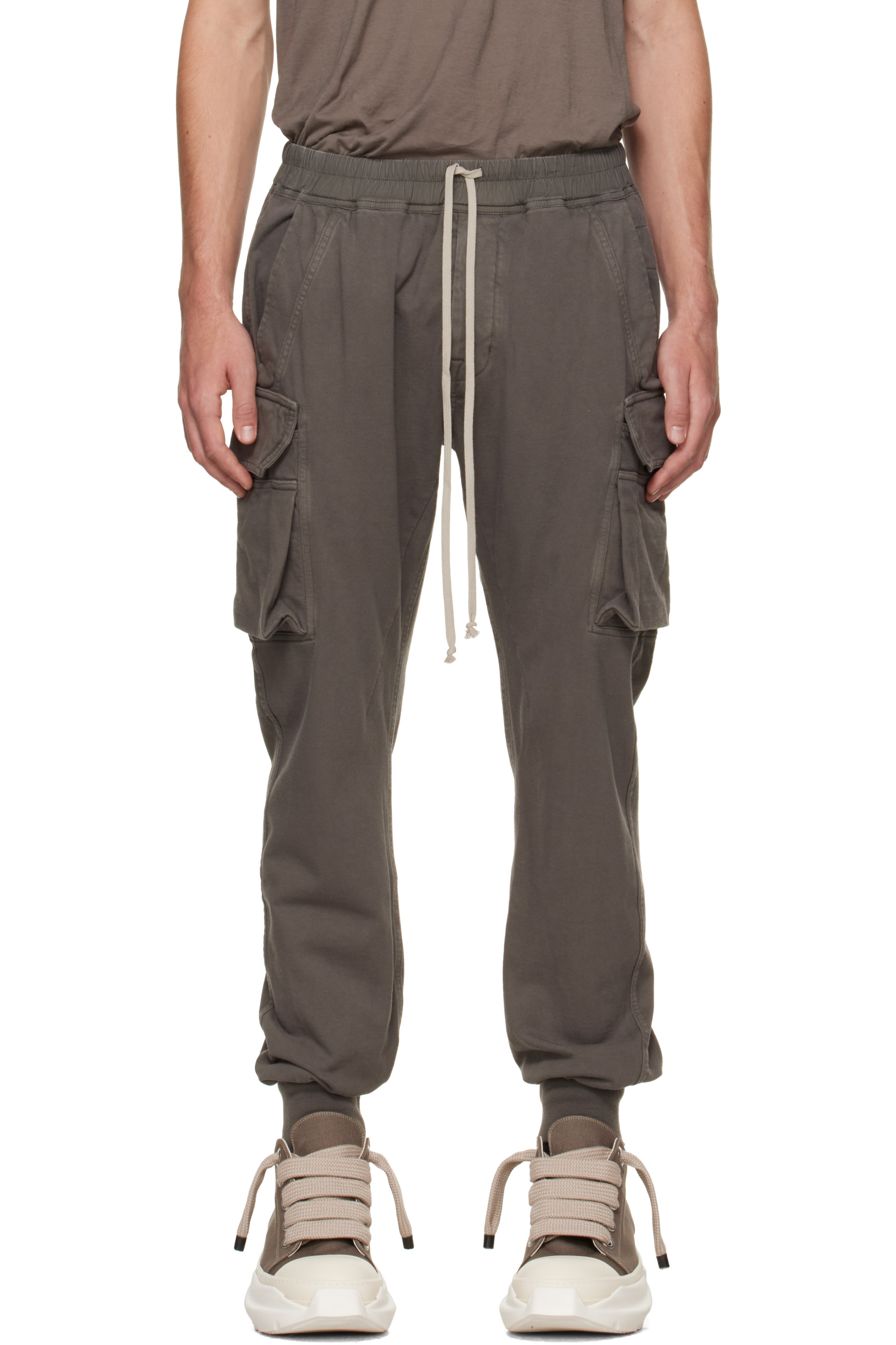 Rick Owens DRKSHDW - Gray Tower Mastdon Cut Cargo Pants