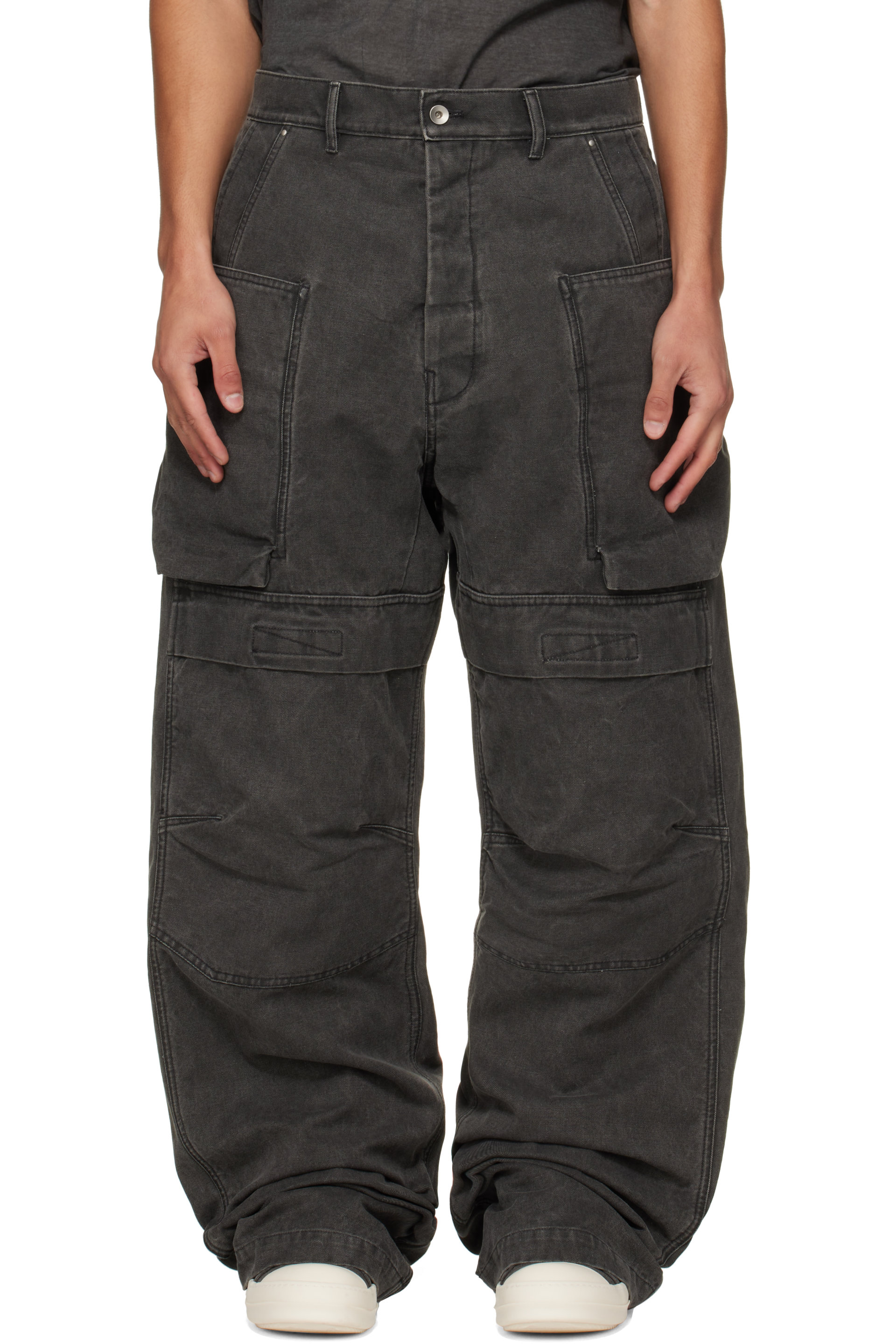 Rick Owens DRKSHDW - Gray Tower Stefan Cargo Pants