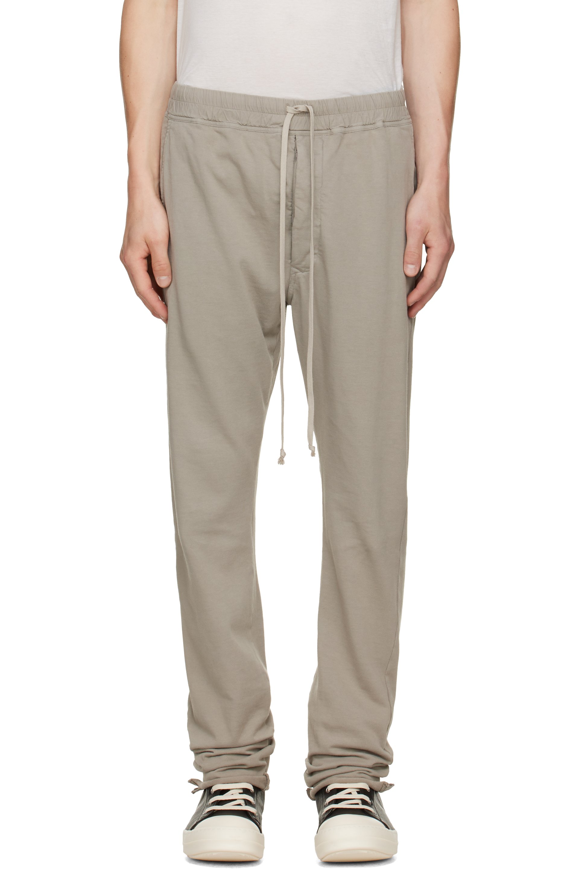 Rick Owens DRKSHDW - Taupe Tower Berlin Drawstring Sweatpants