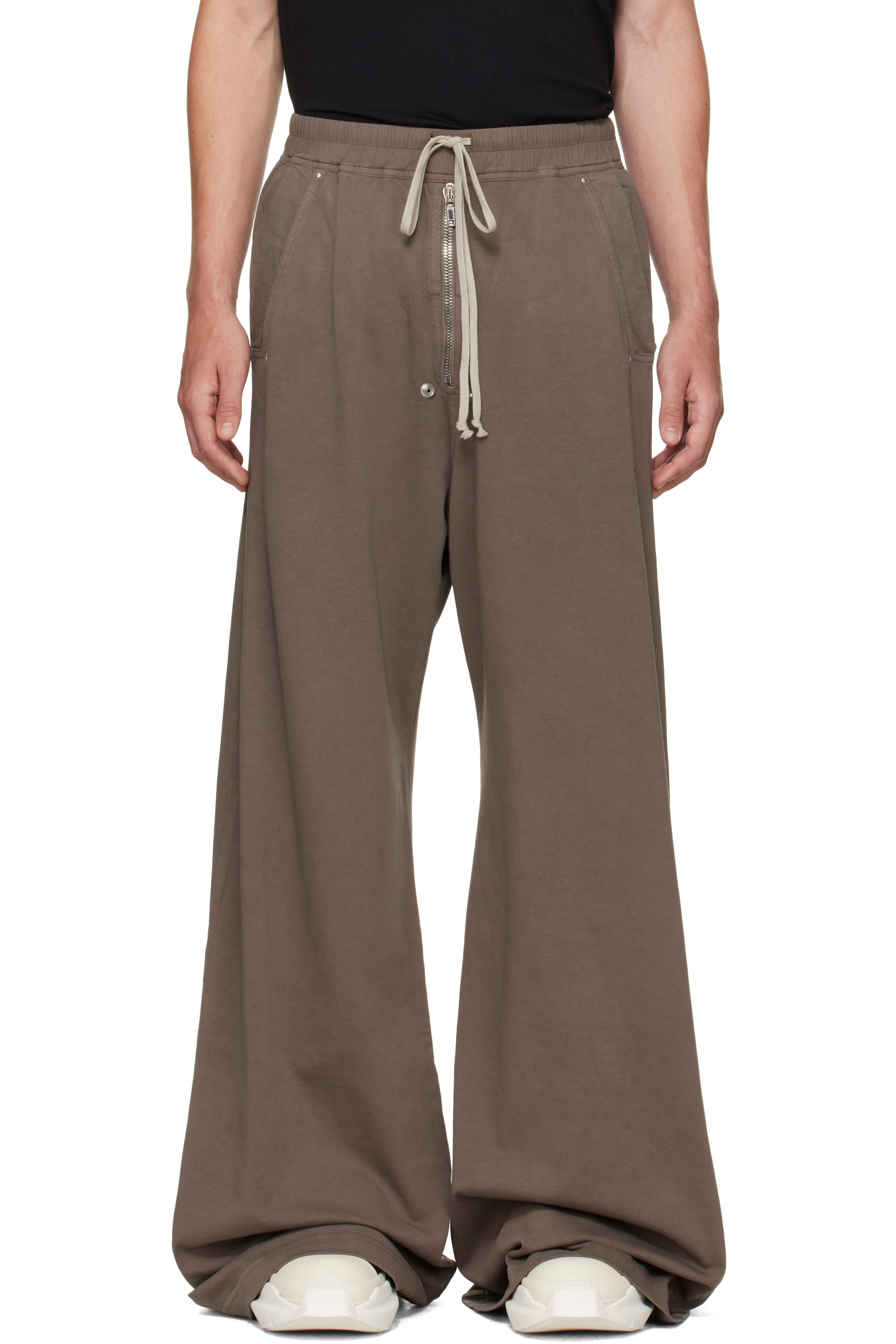 Rick Owens DRKSHDW - 灰褐色 Tower Geth Belas 长裤
