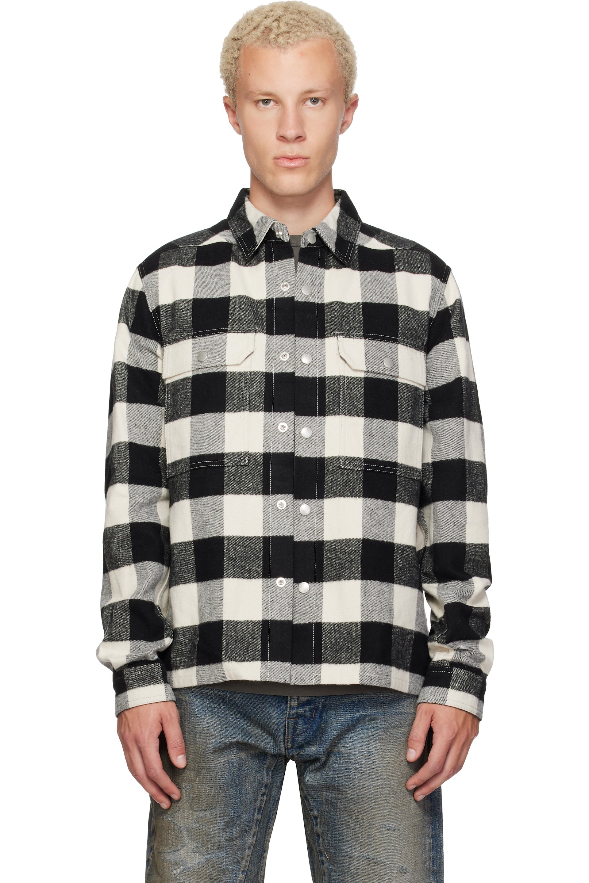 Rick Owens DRKSHDW - Gray Tower Cropped Outershirt