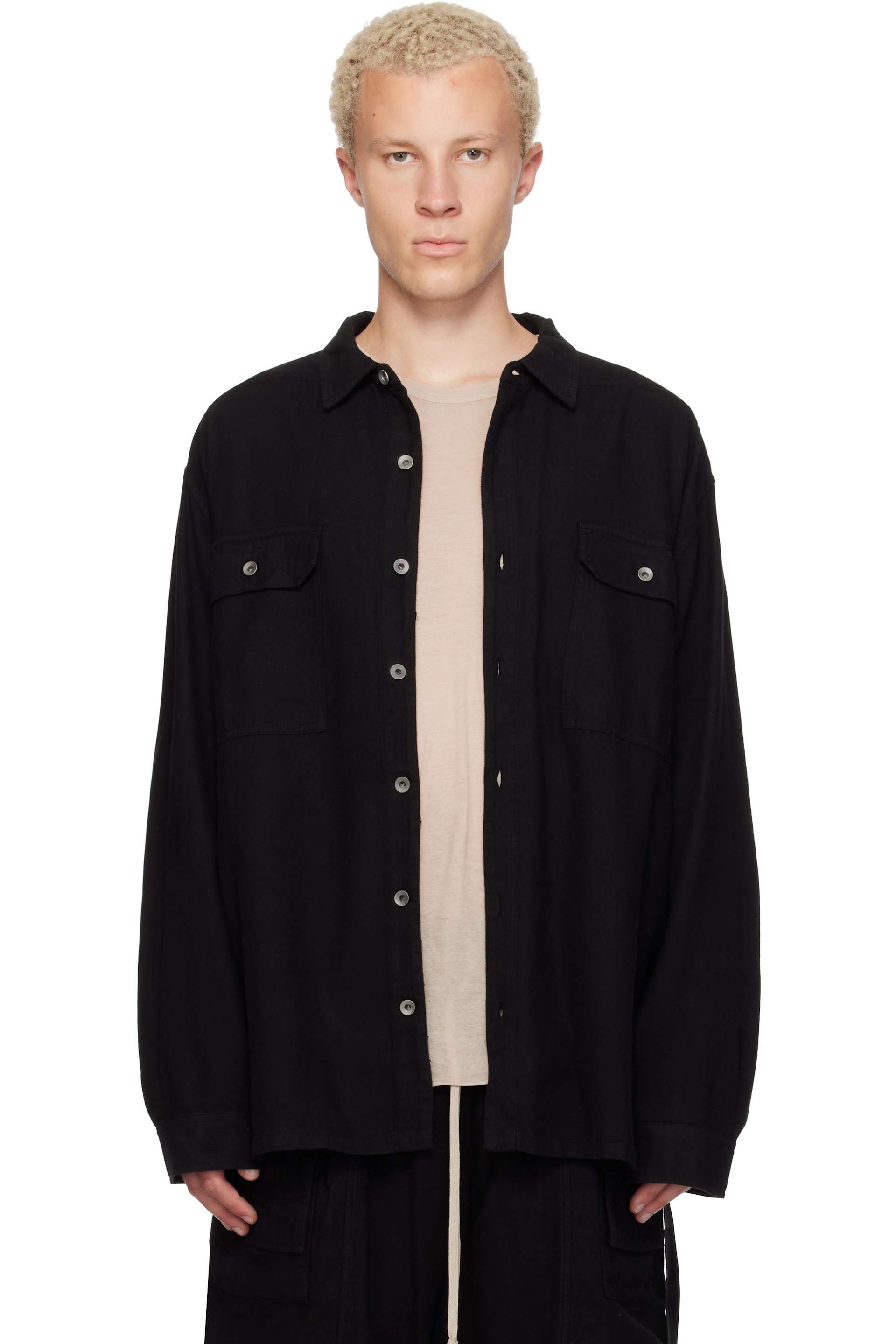 Rick Owens DRKSHDW - Black Tower Jumbo Outershirt