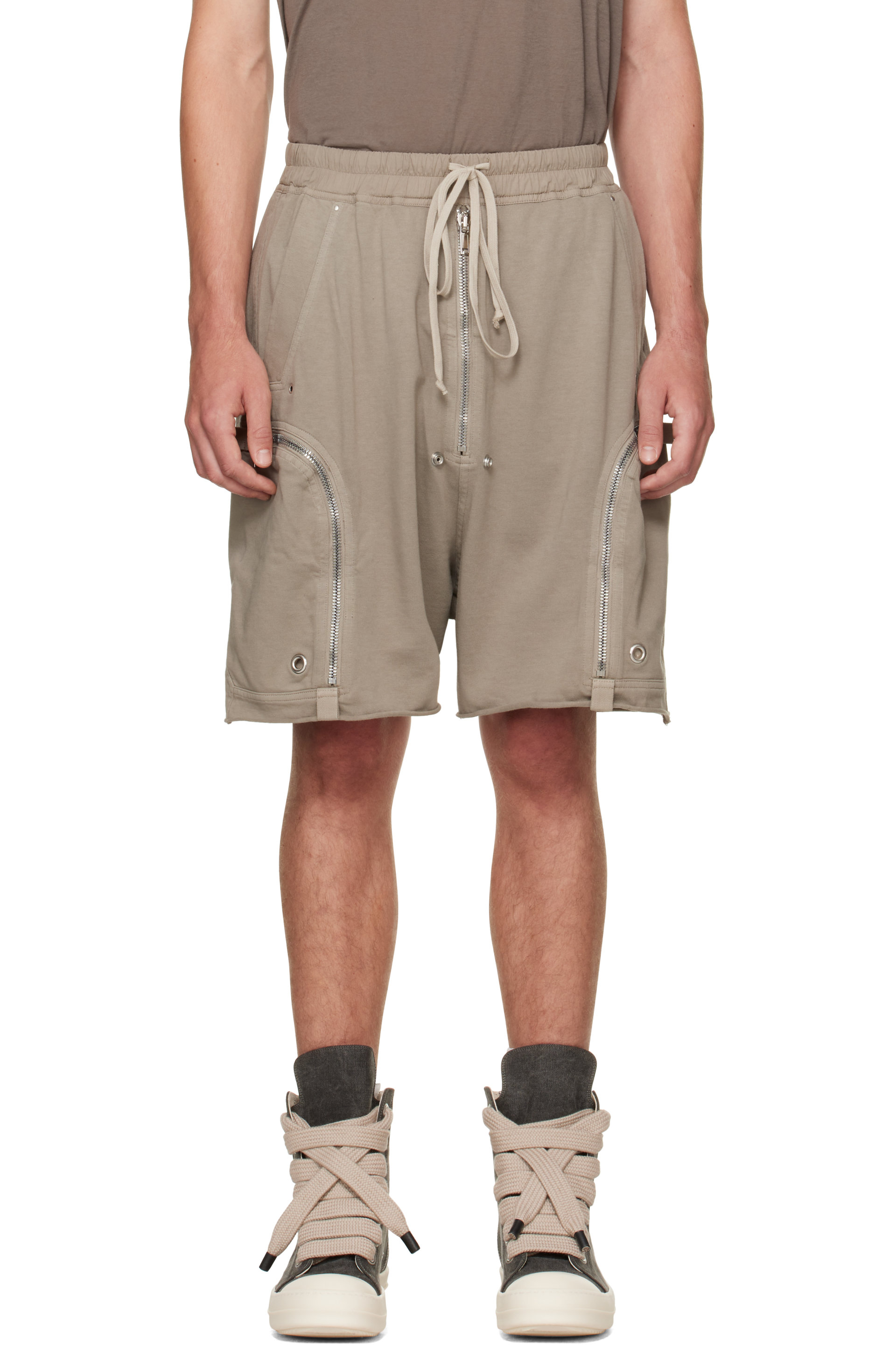 Rick Owens DRKSHDW - Gray Tower Bauhaus Shorts