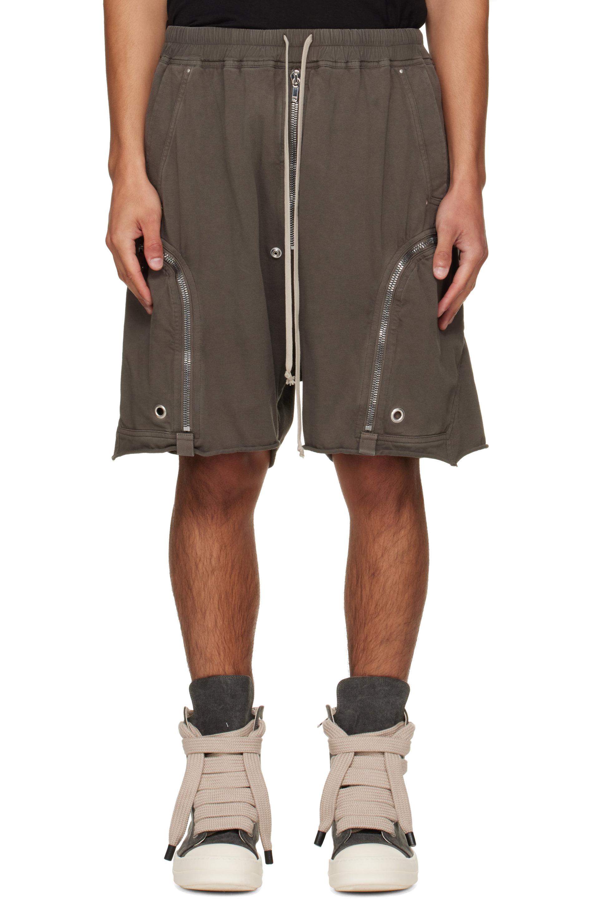 Rick Owens DRKSHDW - Gray Tower Bauhaus Shorts