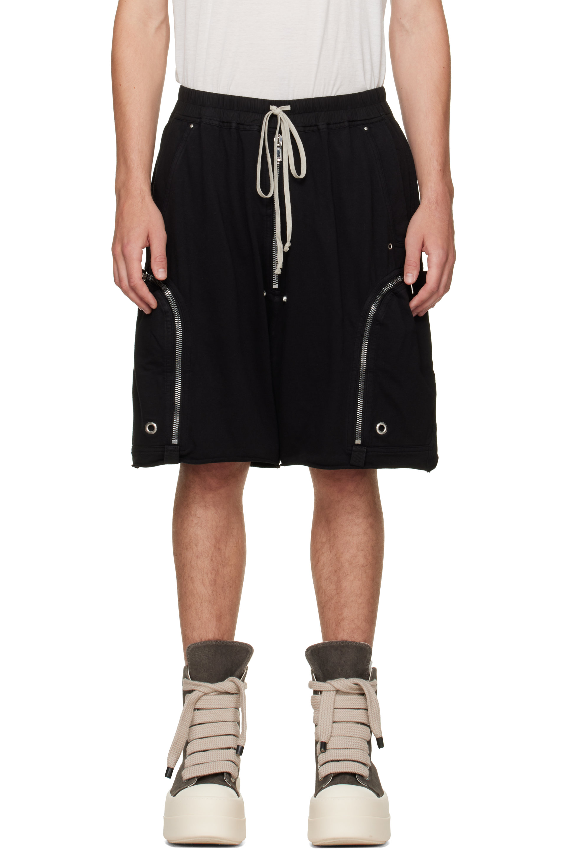 Rick Owens DRKSHDW - Black Tower Bauhaus Shorts