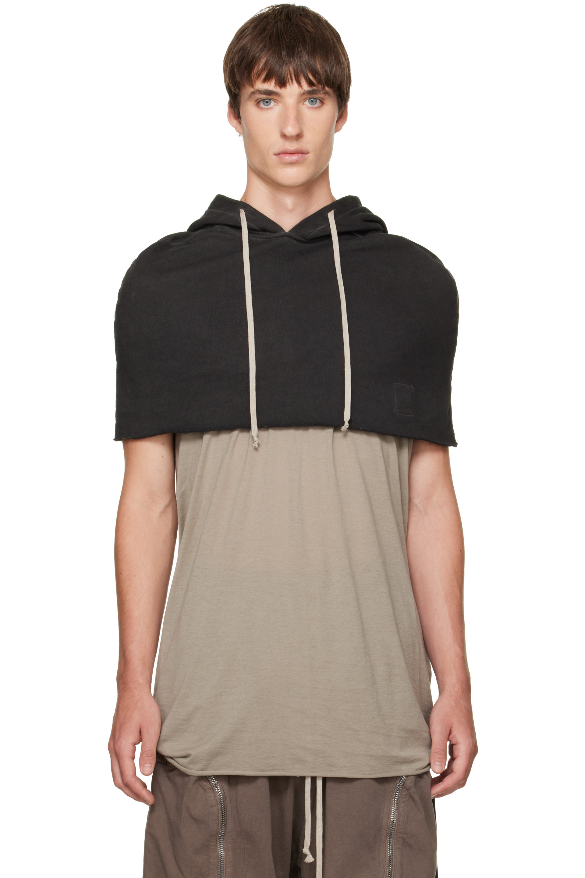 Rick Owens DRKSHDW - Black Tower Hood Shrug