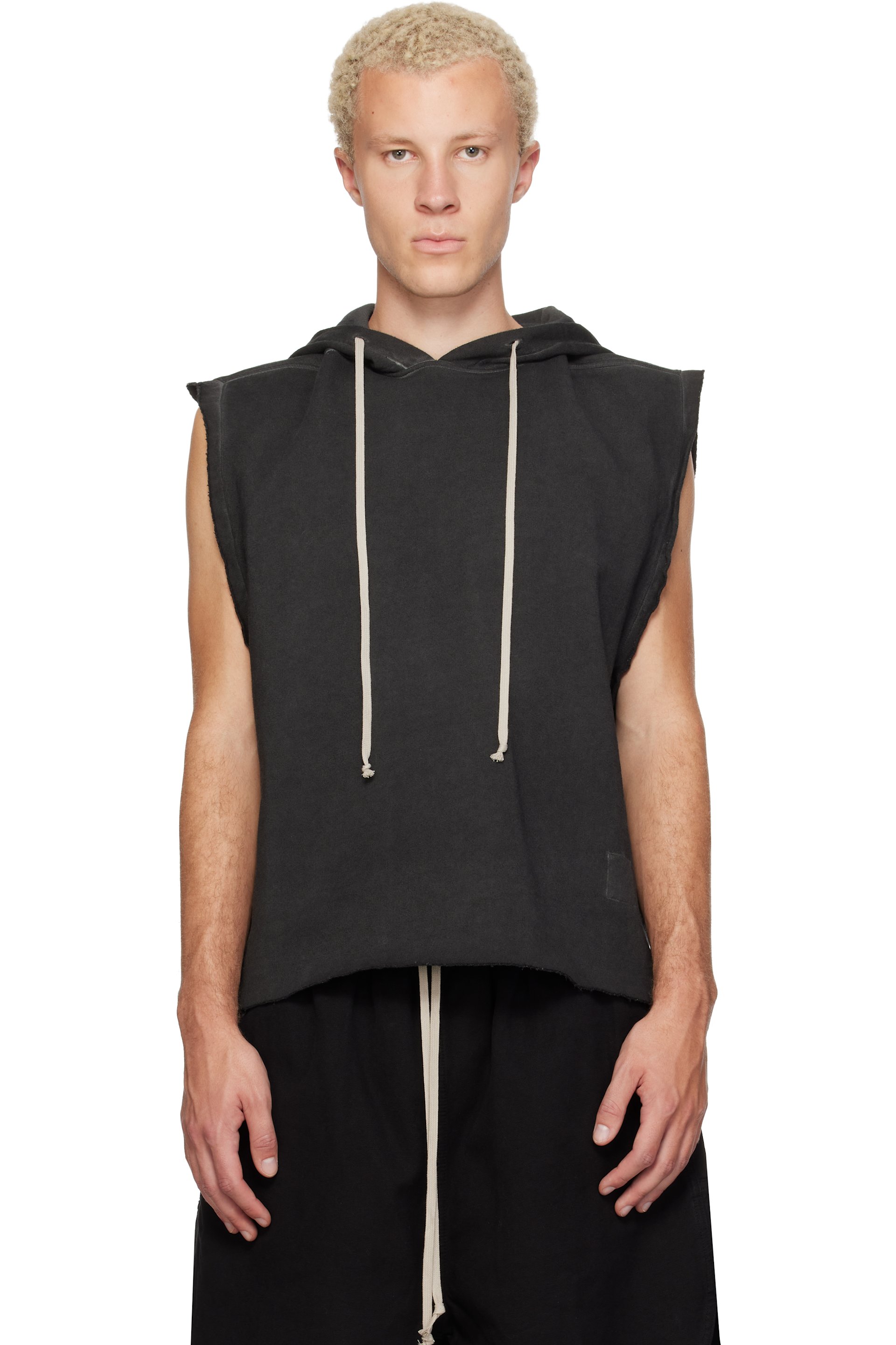 Rick Owens DRKSHDW - Gray Tower Tunic Hoodie