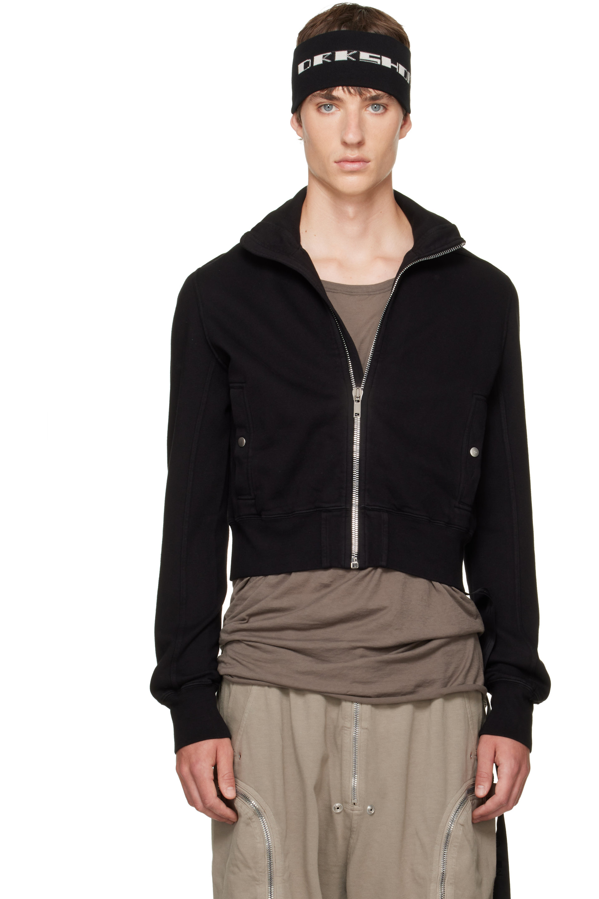 Rick Owens DRKSHDW - Black Tower Rev Track Jacket