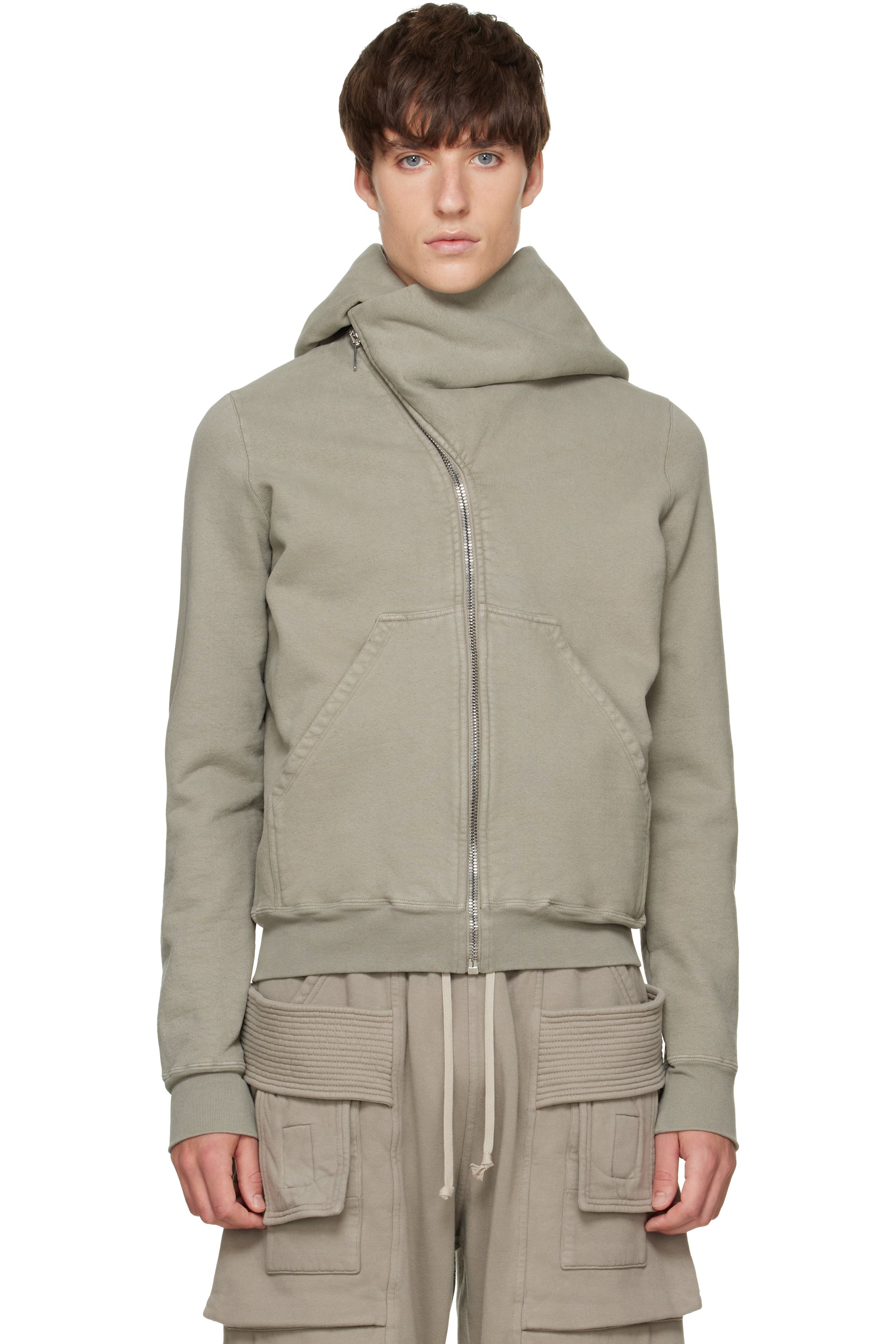 Rick Owens DRKSHDW - Gray Tower Mountain Hoodie