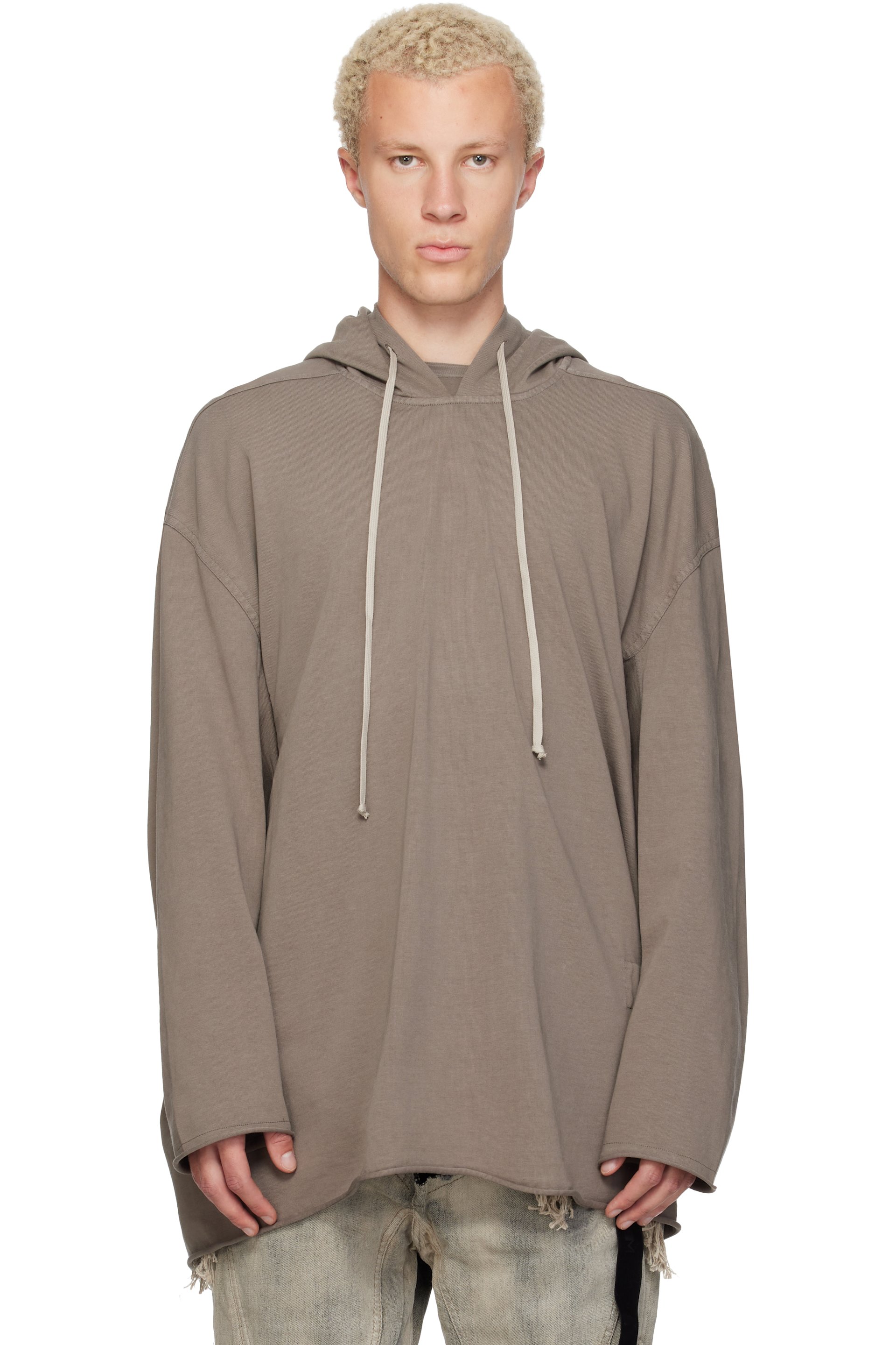 Rick Owens DRKSHDW - Taupe Tower Peter Hoodie
