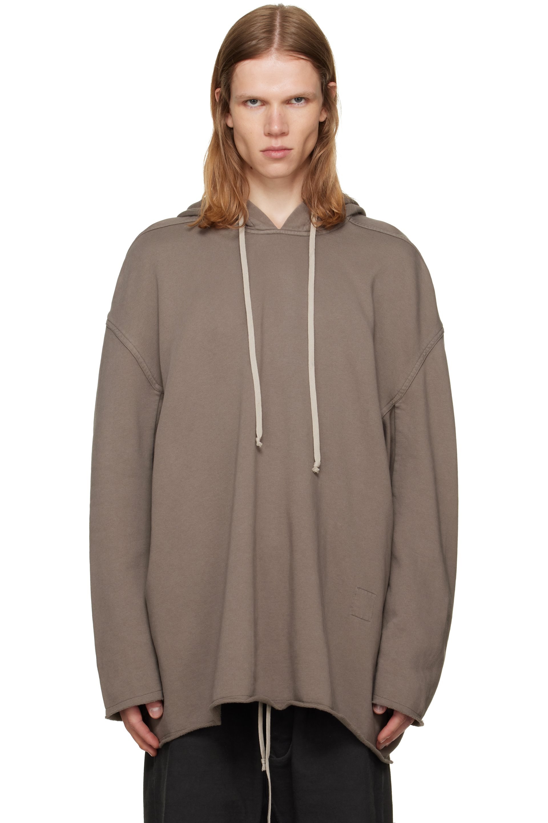 Rick Owens DRKSHDW - Taupe Tower Peter Hoodie