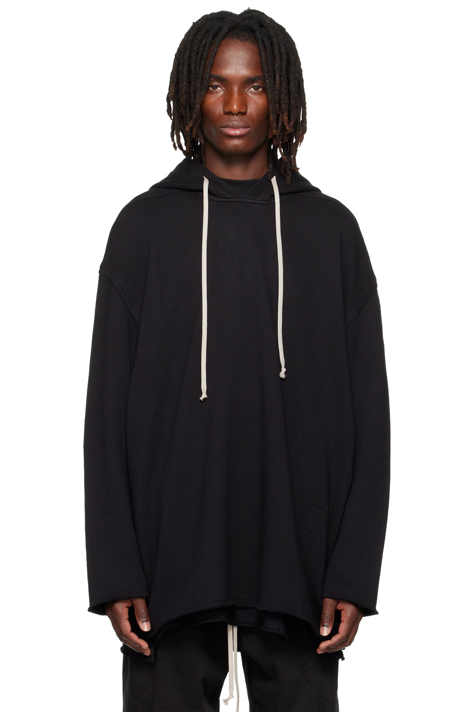 Rick Owens DRKSHDW - Pull à capuche Peter noir - Tower