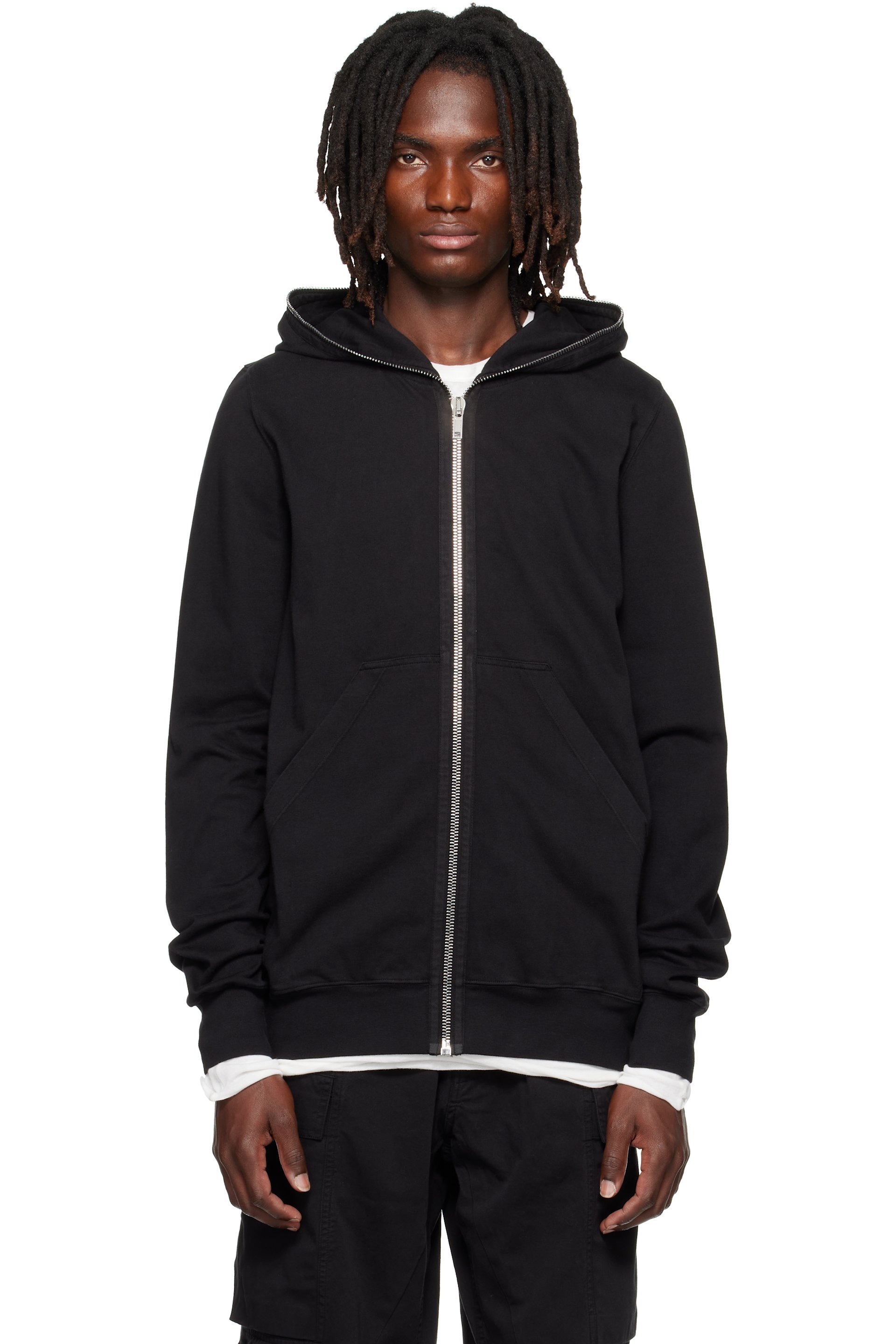 Rick Owens DRKSHDW - Pull à capuche noir - Tower