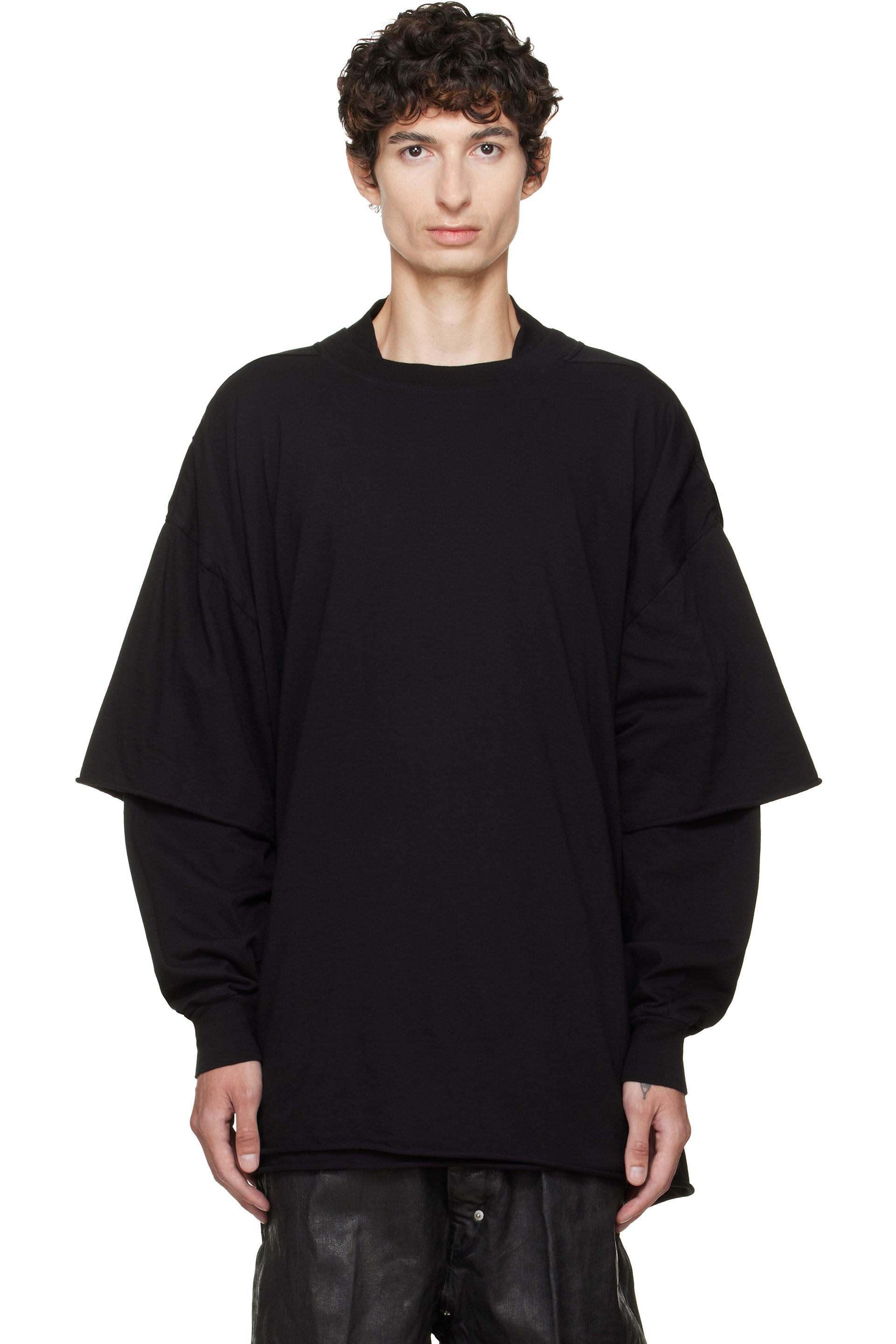 Rick Owens DRKSHDW - Black Tower Tommy Hustler Sweatshirt