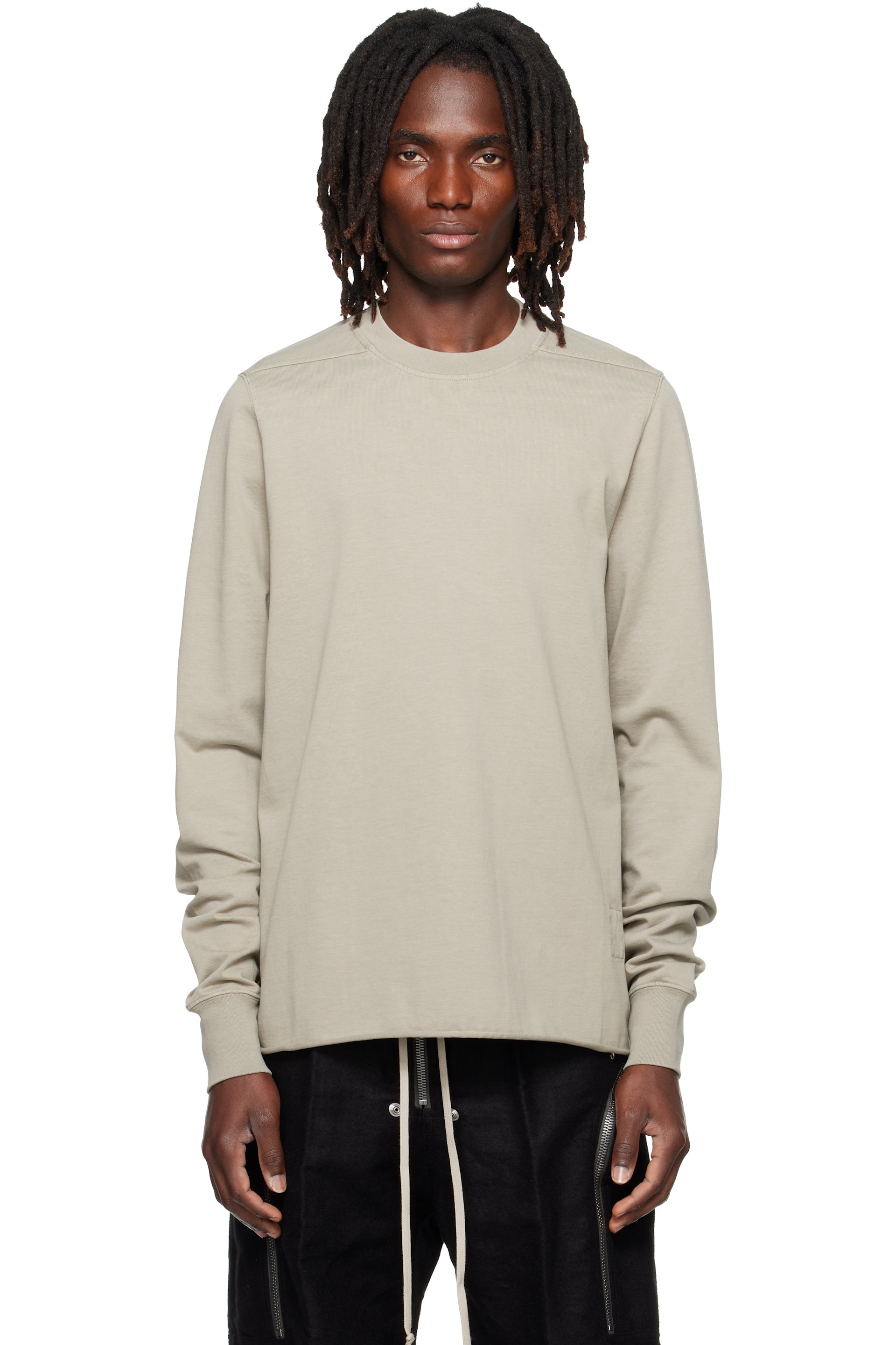 Rick Owens DRKSHDW - Gray Tower Crewneck Sweatshirt