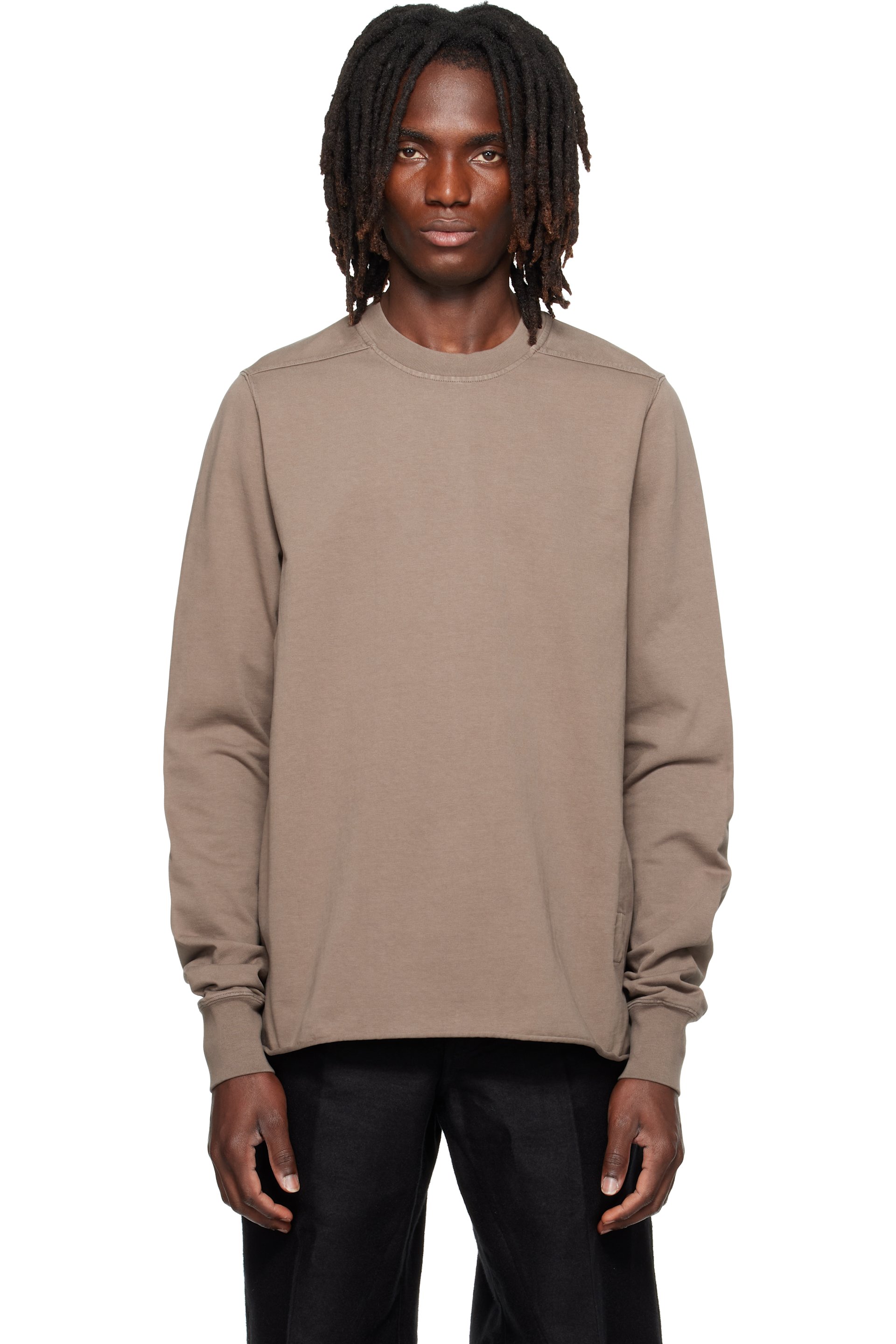 Rick Owens DRKSHDW - Gray Tower Crewneck Sweatshirt