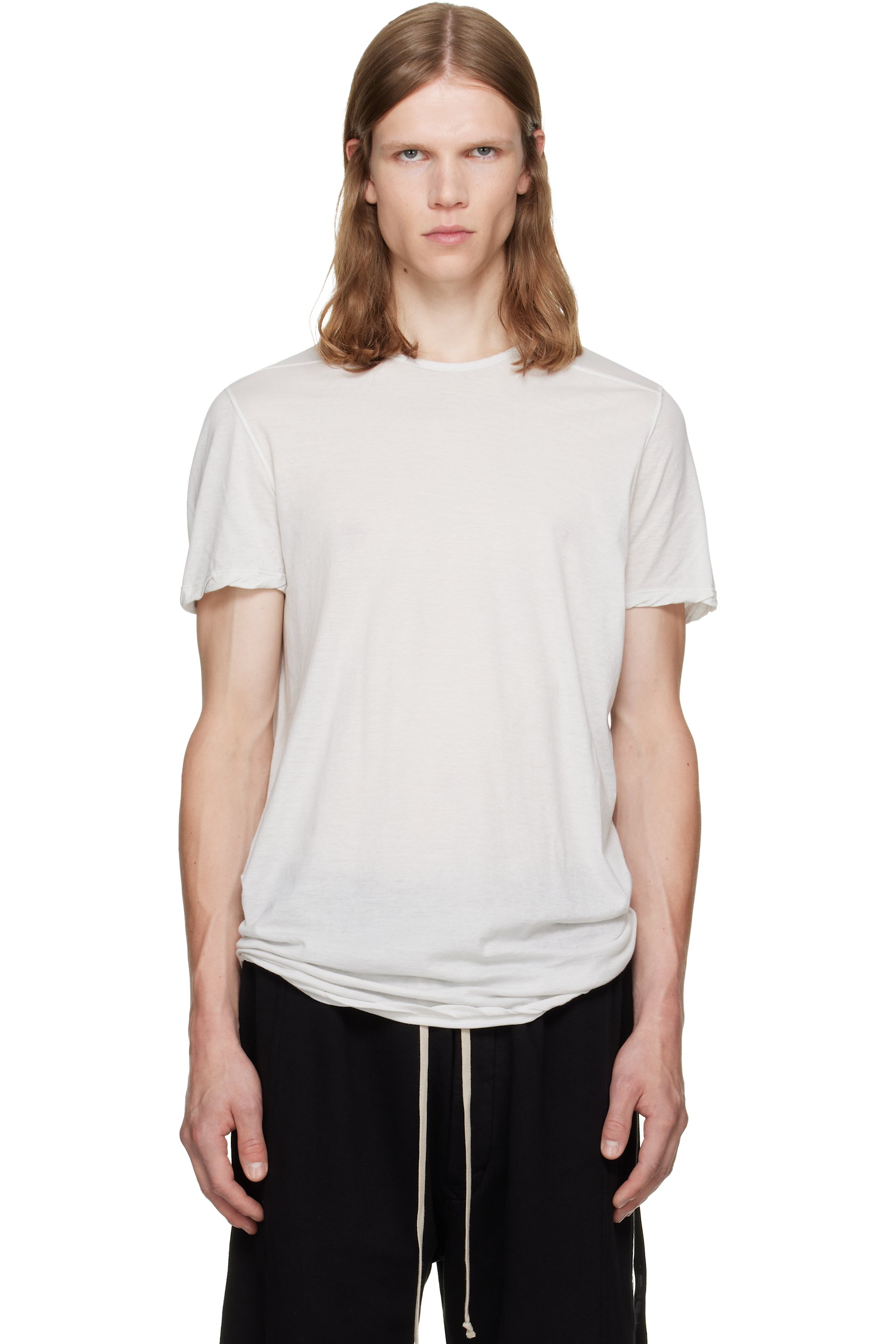 Rick Owens DRKSHDW - 白色 Tower Level T 恤