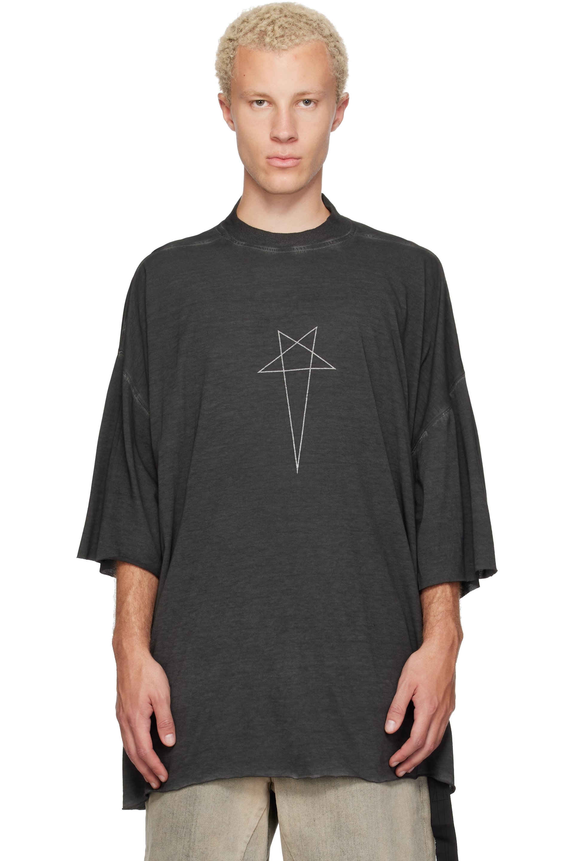 Rick Owens DRKSHDW - Gray Tower Tommy T-shirt