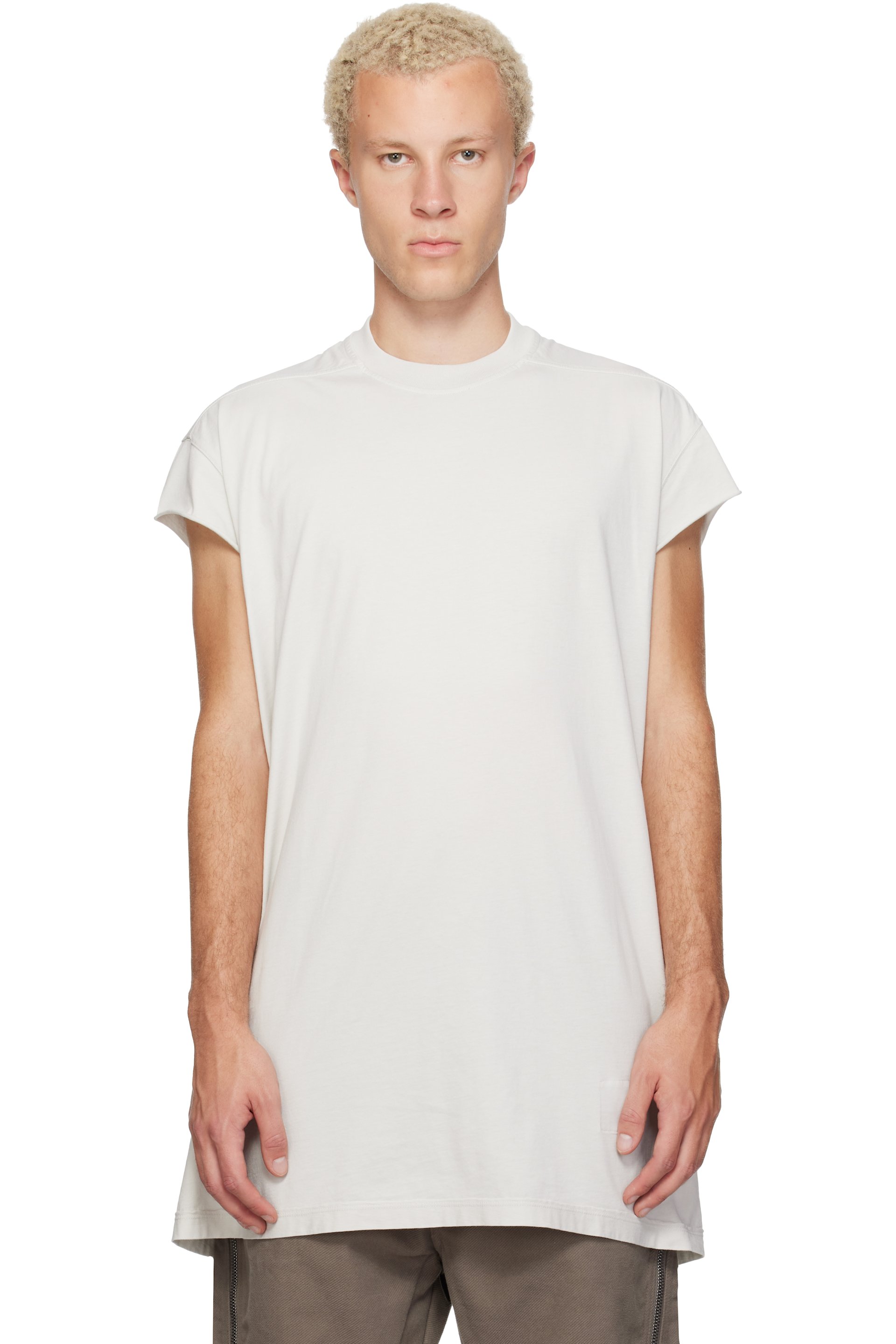 Rick Owens DRKSHDW - Off-White Tower Jumbo SL T-shirt