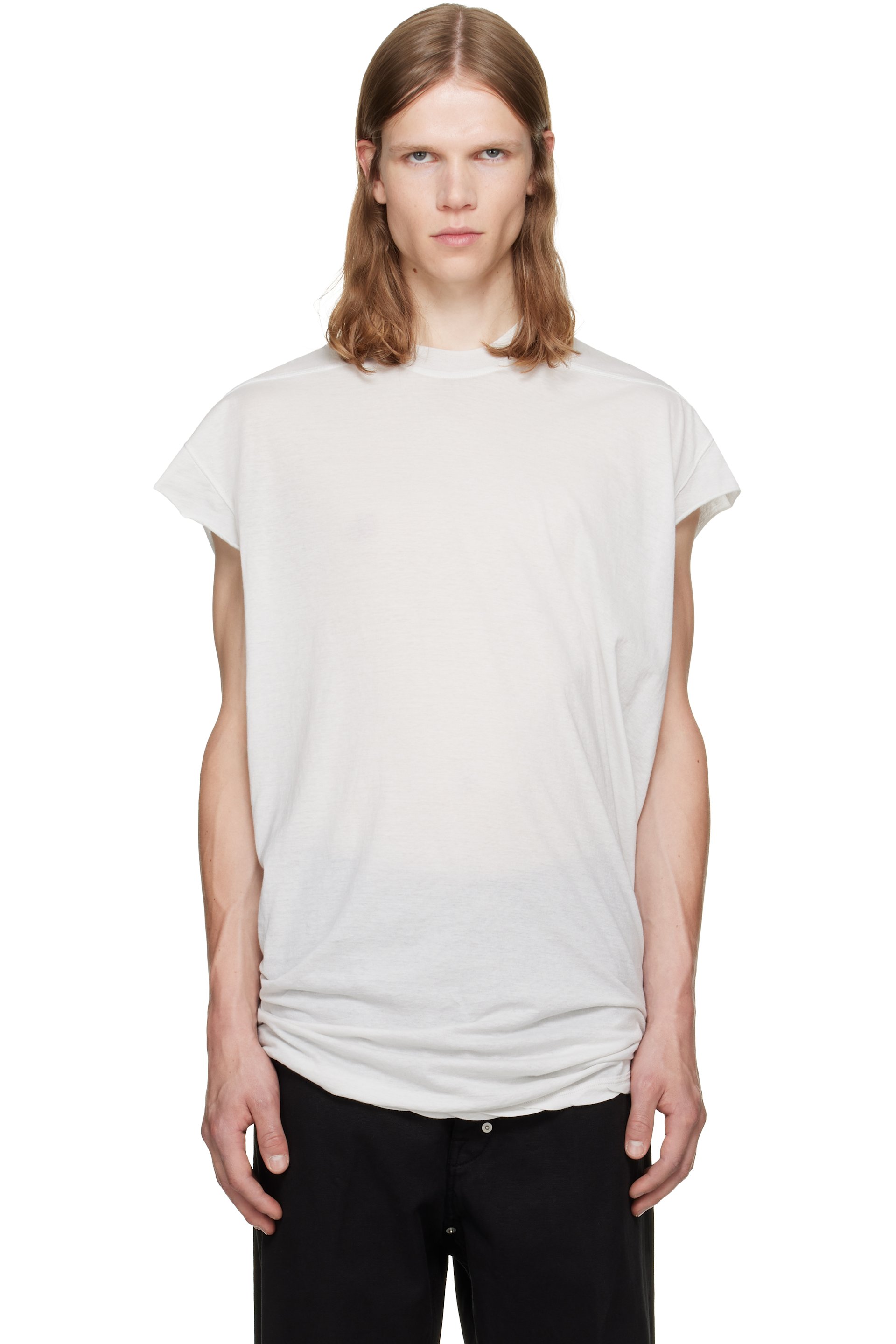 Rick Owens DRKSHDW - White Tower Jumbo SL T-shirt