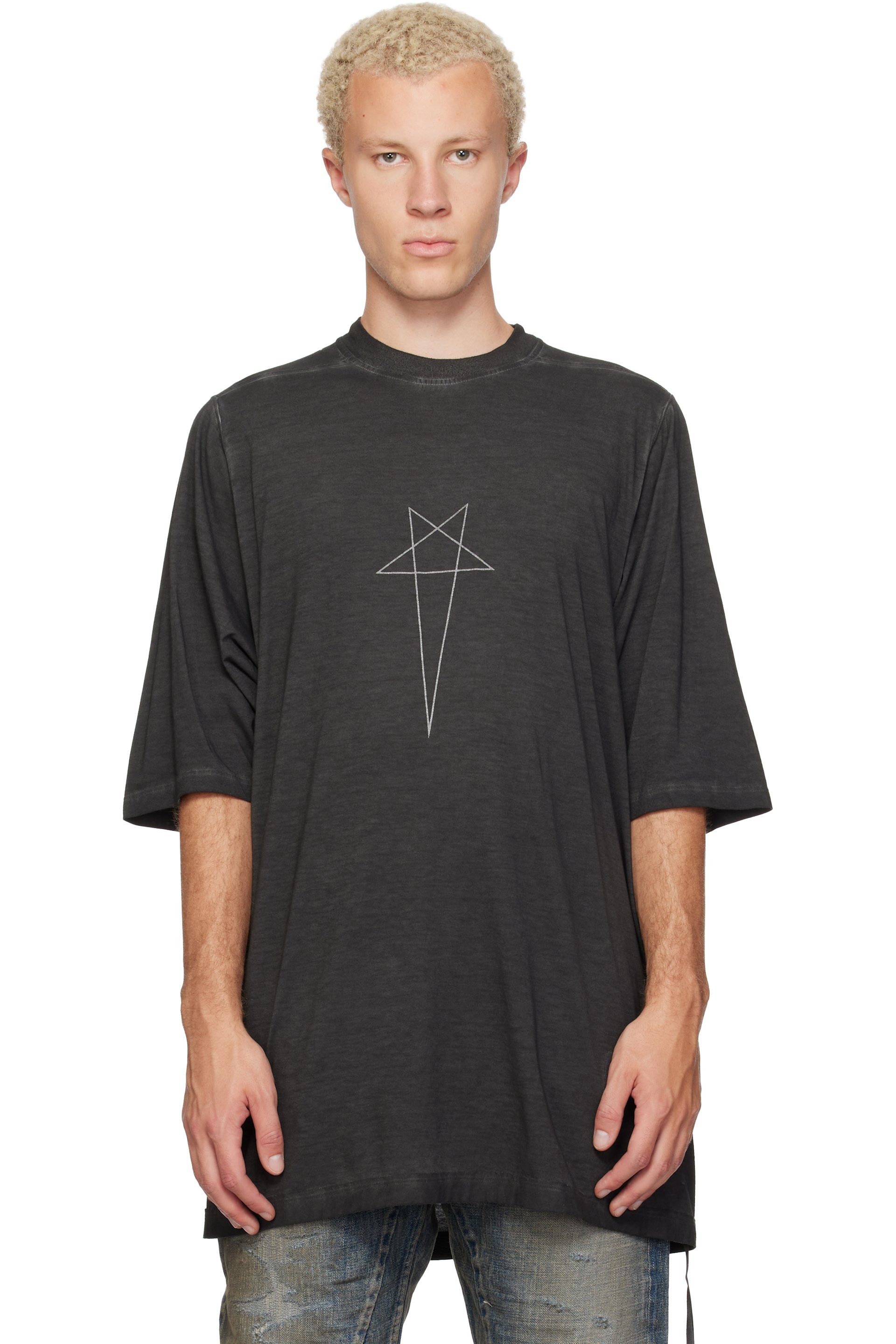 Rick Owens DRKSHDW - Black Tower Jumbo S/S T-shirt