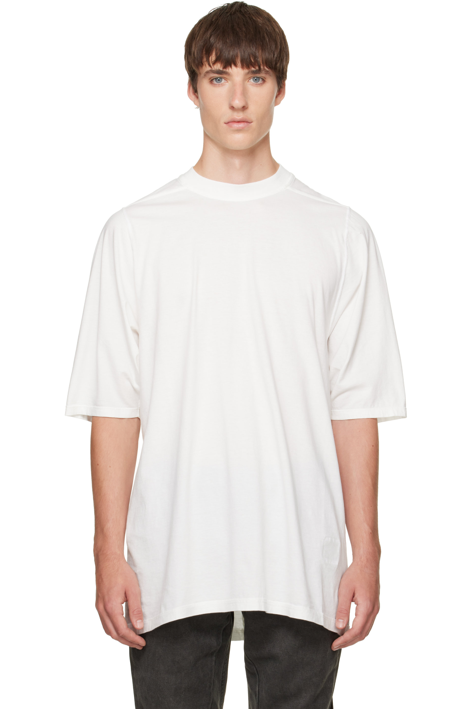 Rick Owens DRKSHDW - T-shirt sans manches surdimensionné blanc - Tower
