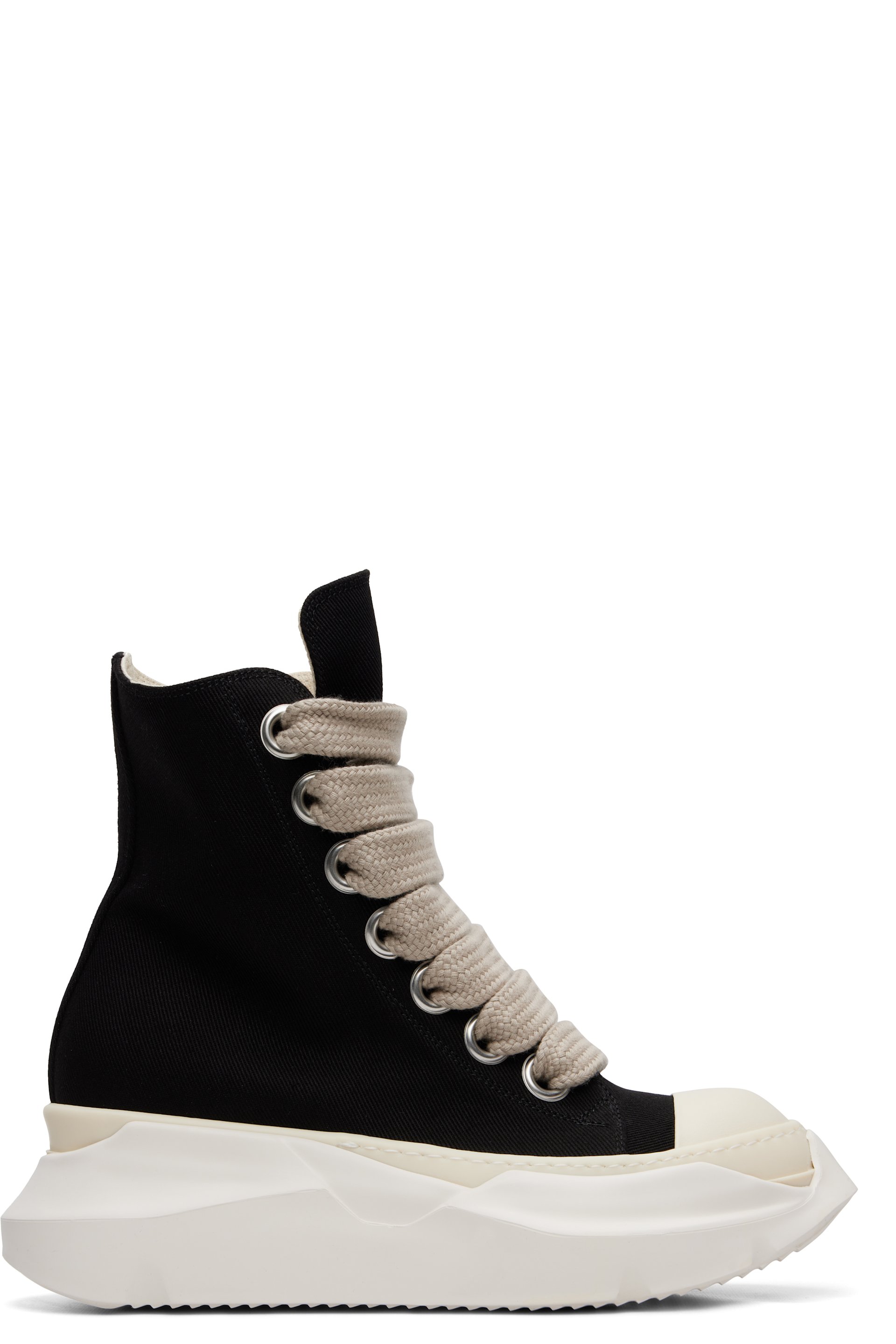 Rick Owens DRKSHDW - Black Tower Megalace Abstract Sneaks Sneakers