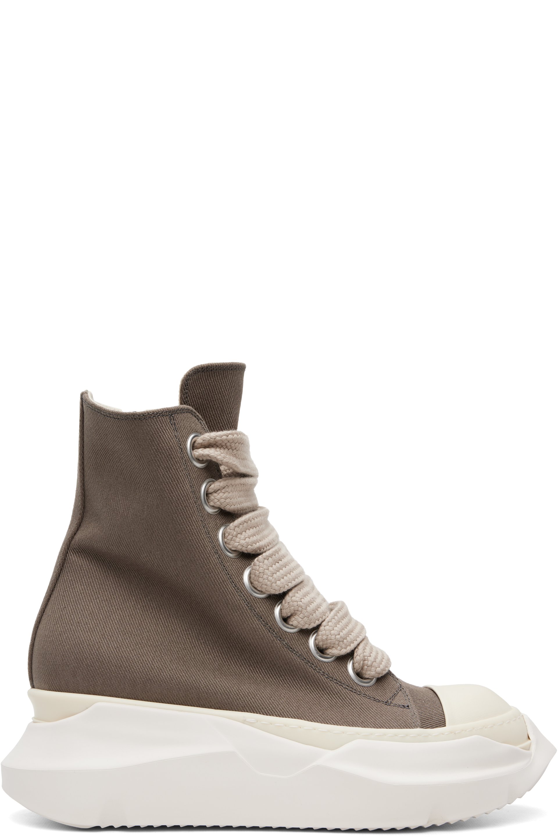 Rick Owens DRKSHDW - Gray Tower Jumbolace Abstract Sneakers