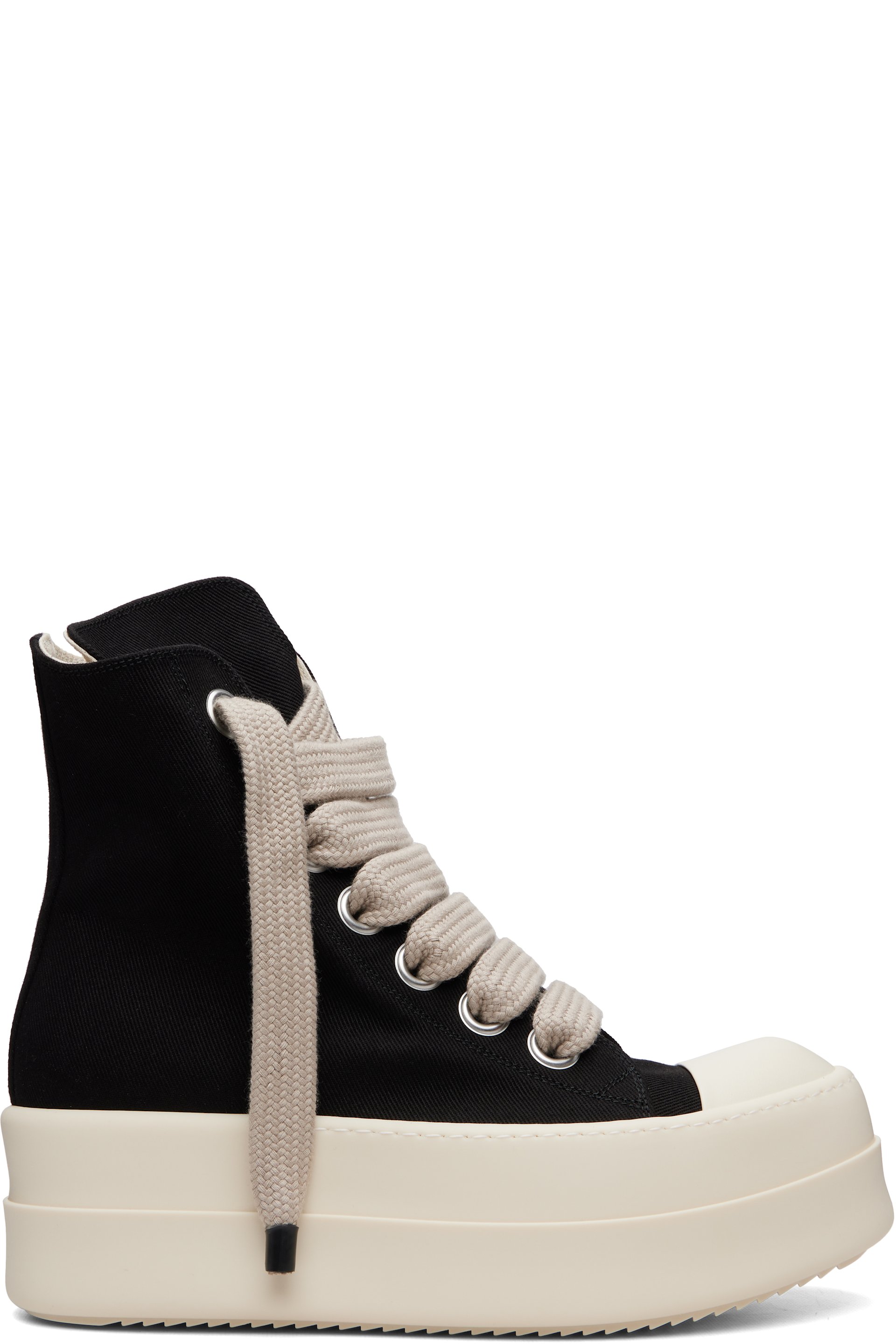 Rick Owens DRKSHDW - Black Tower Mega Bumper Jumbolace Sneaks Sneakers