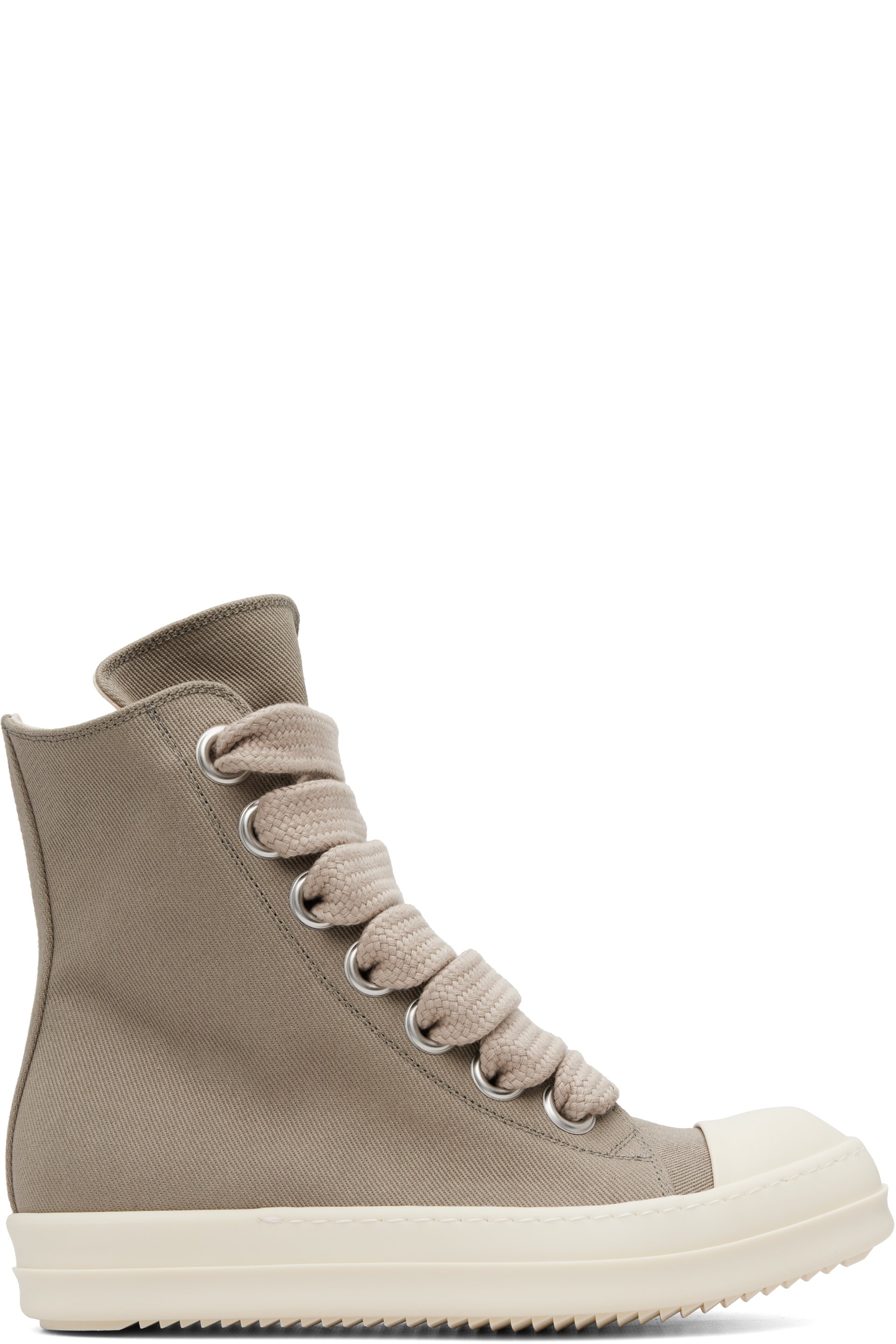 Rick Owens DRKSHDW - Taupe Tower Jumbolace Sneaks Sneakers
