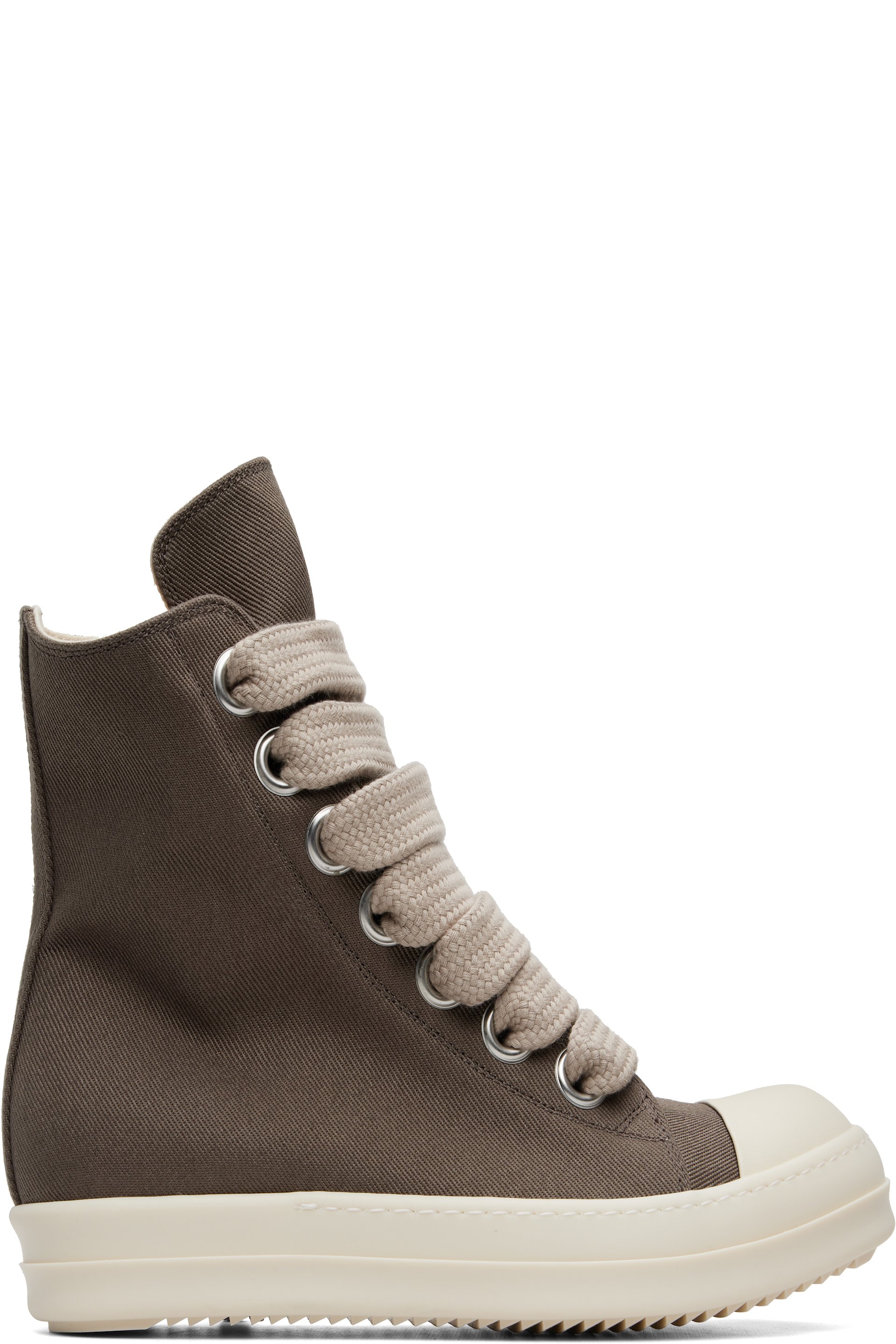 Rick Owens DRKSHDW - Gray Tower Jumbolace Sneaks Sneakers