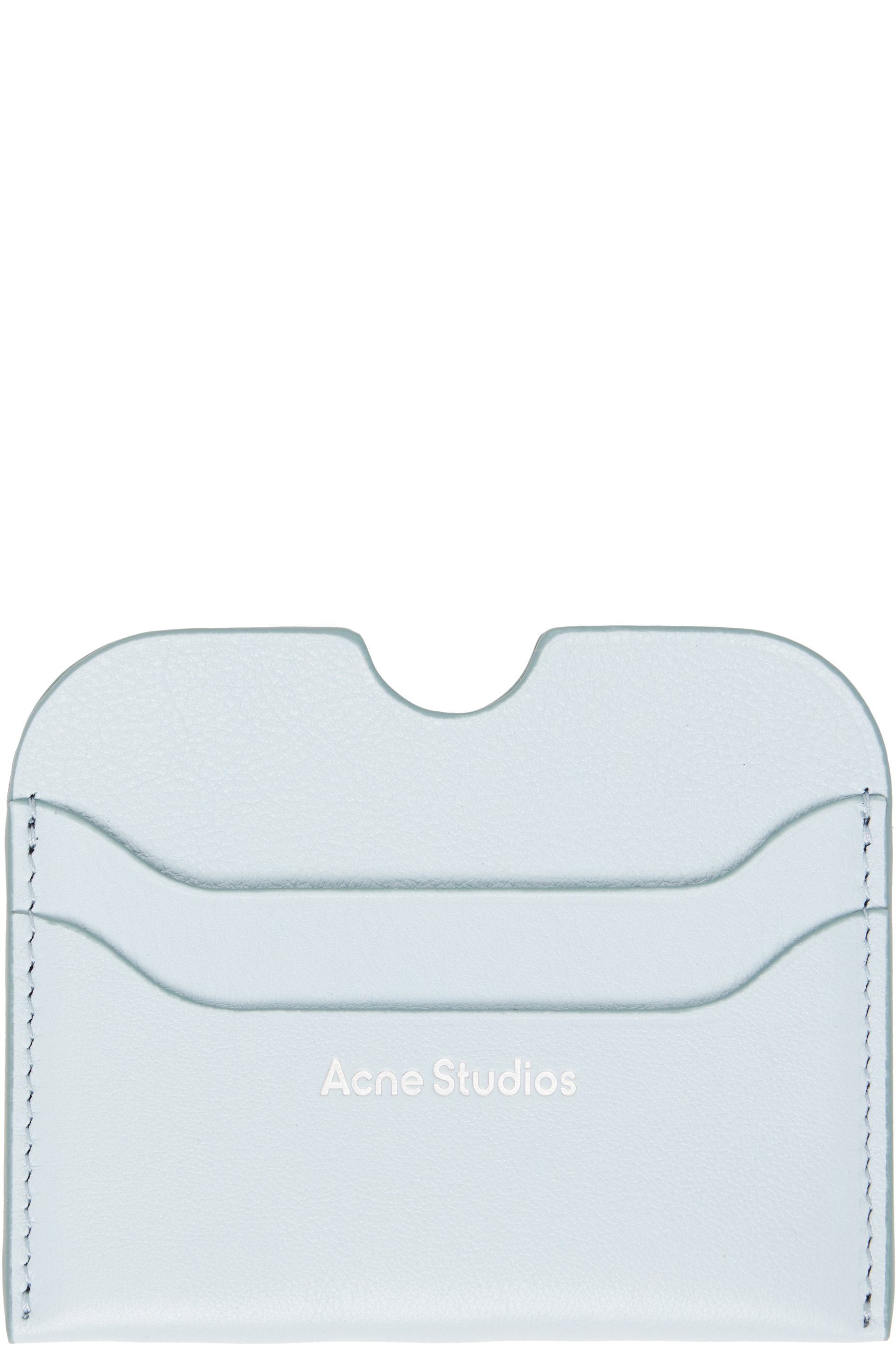 Acne Studios - Blue Leather Card Holder