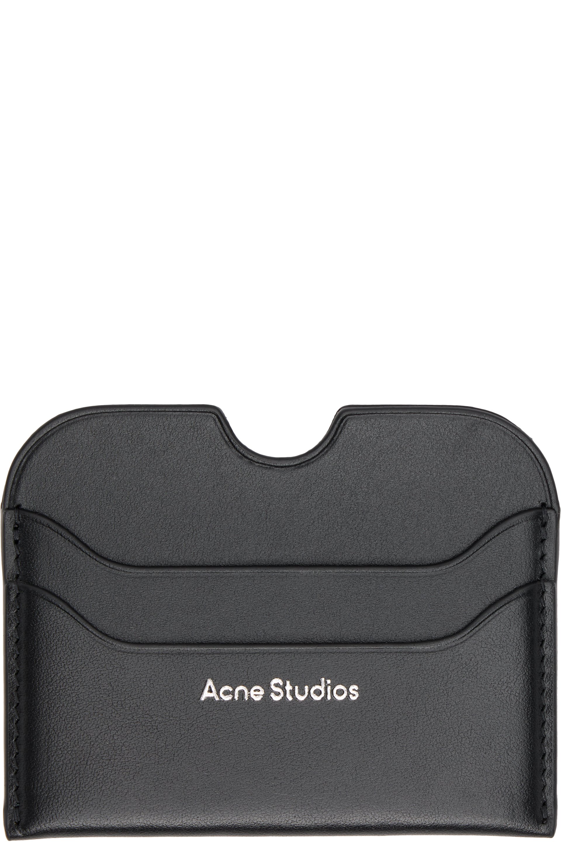 Acne Studios - Black Leather Card Holder