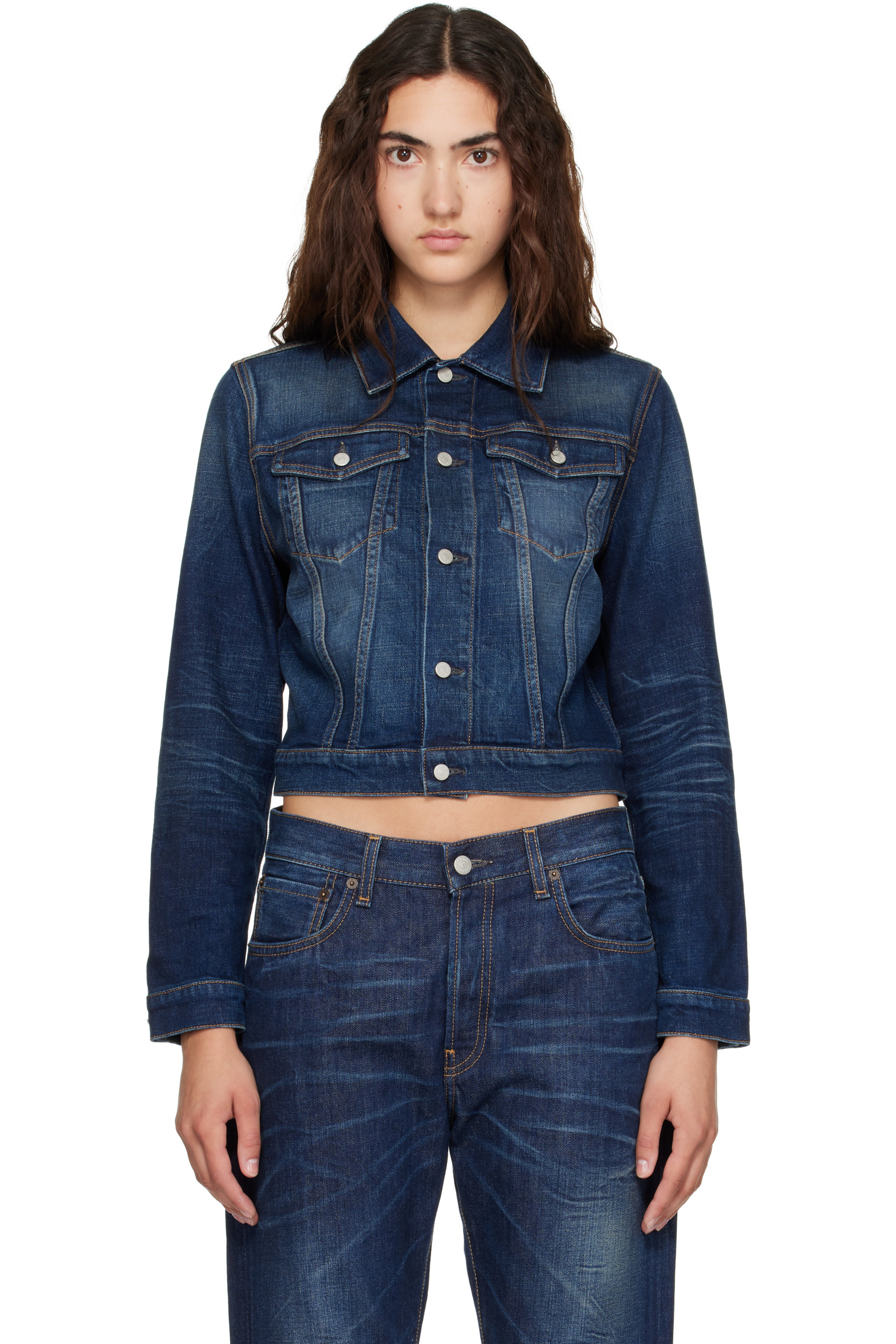Acne Studios - Blue Fitted Denim Jacket