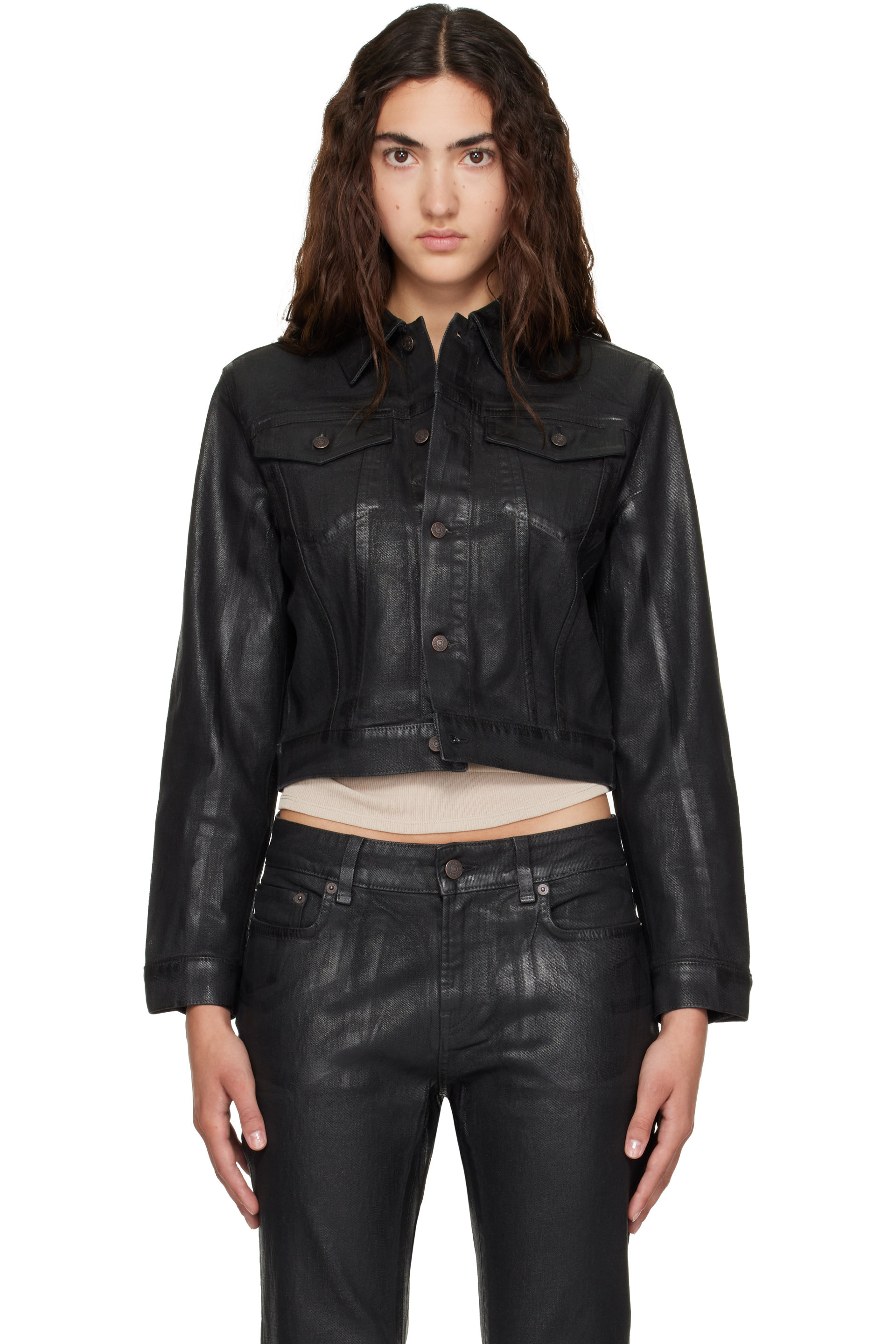 Acne Studios - Black Fitted Denim Jacket
