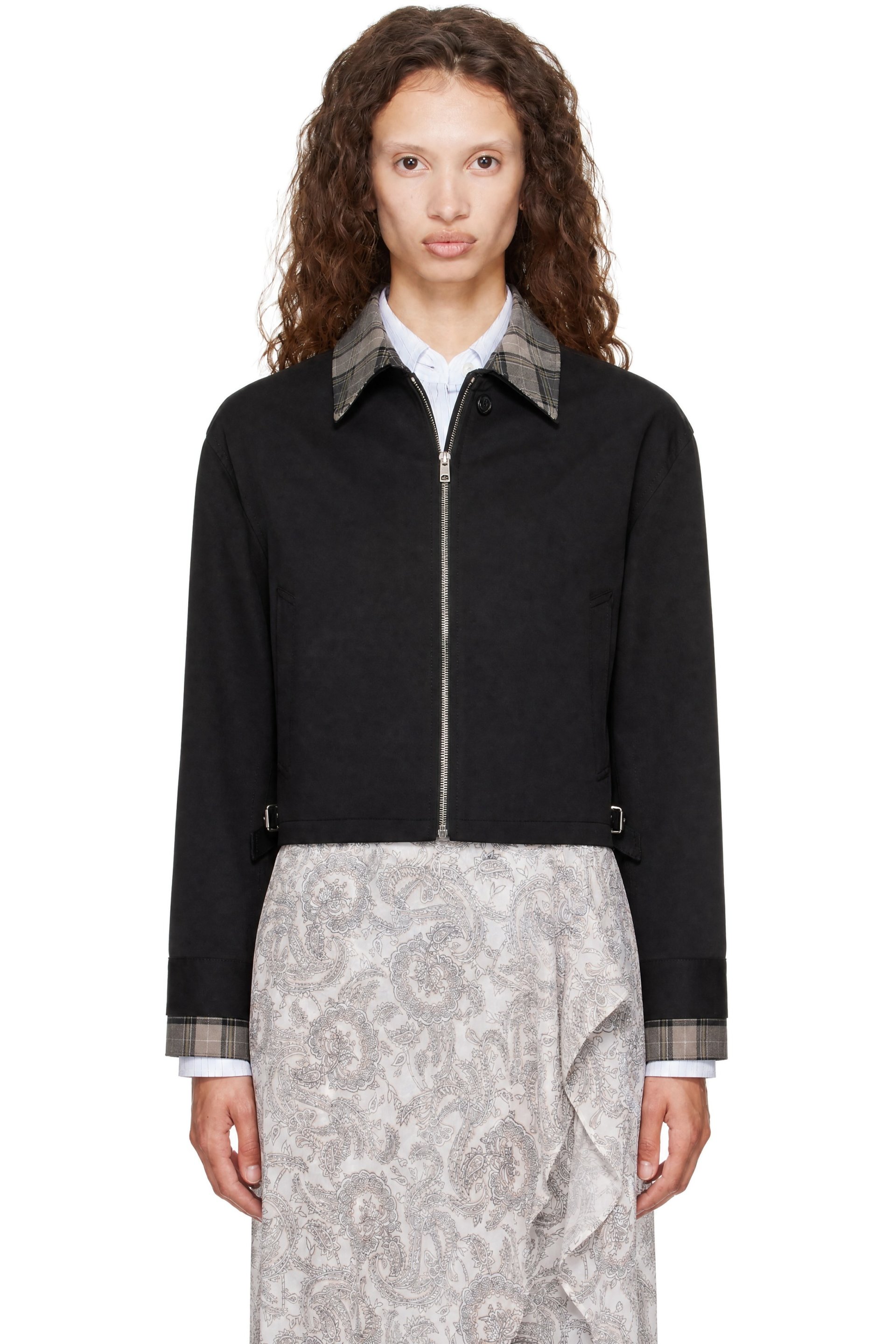 Acne Studios - Black Layered Garbardine Jacket