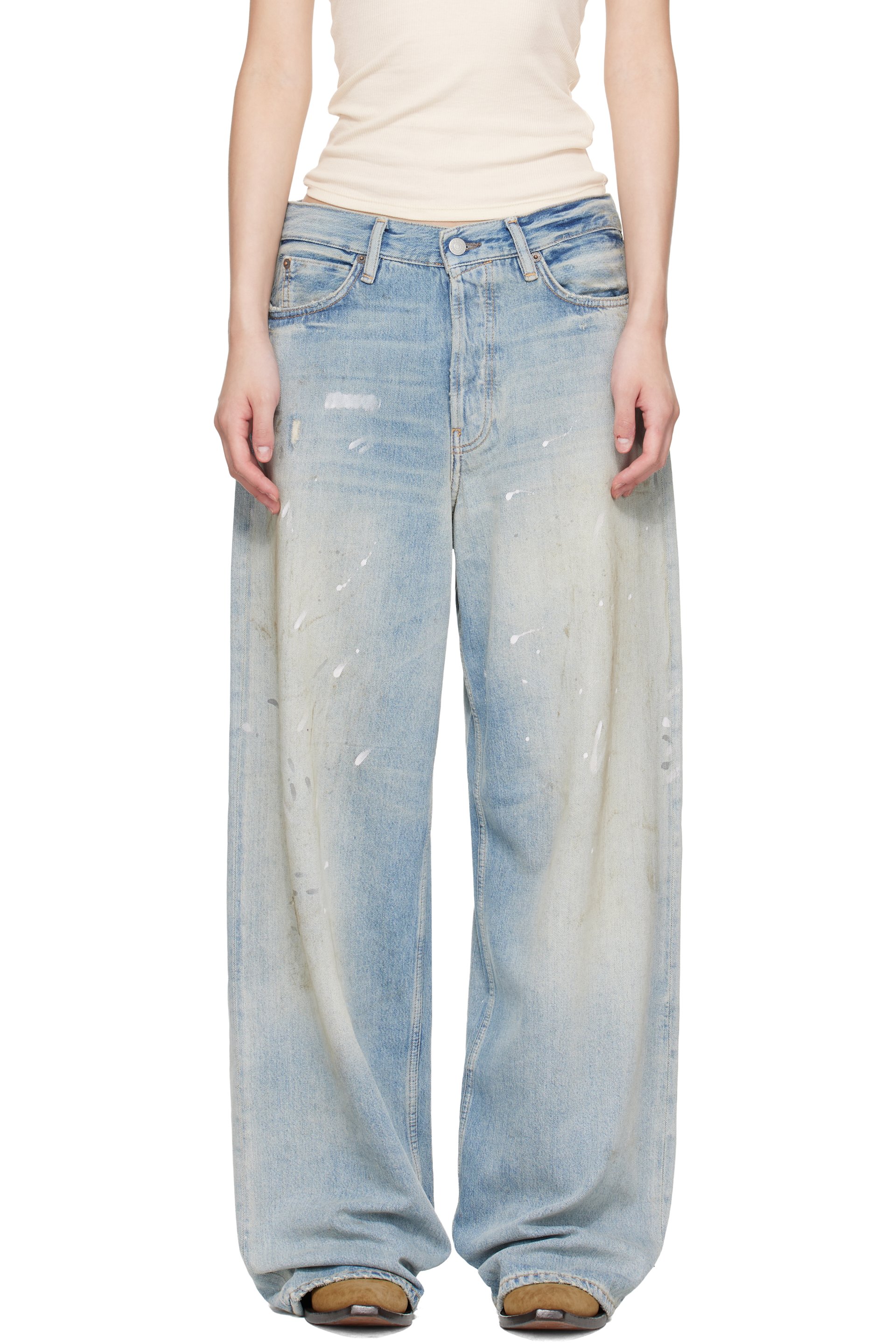 Acne Studios - Jean décontracté 1981 bleu