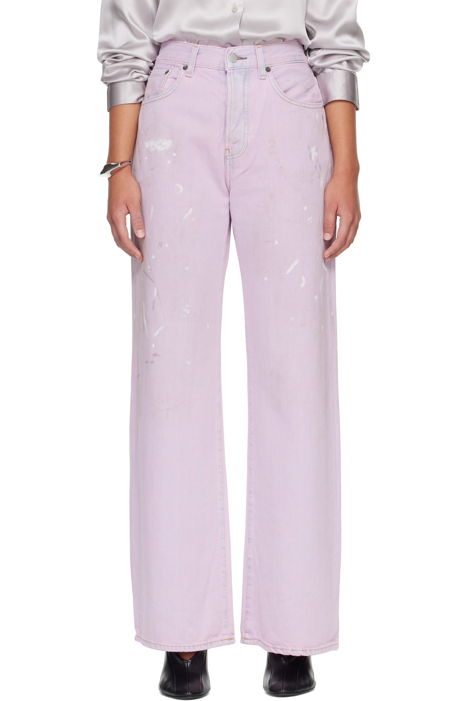 Acne Studios - Pink 2021F Regular Fit Jeans