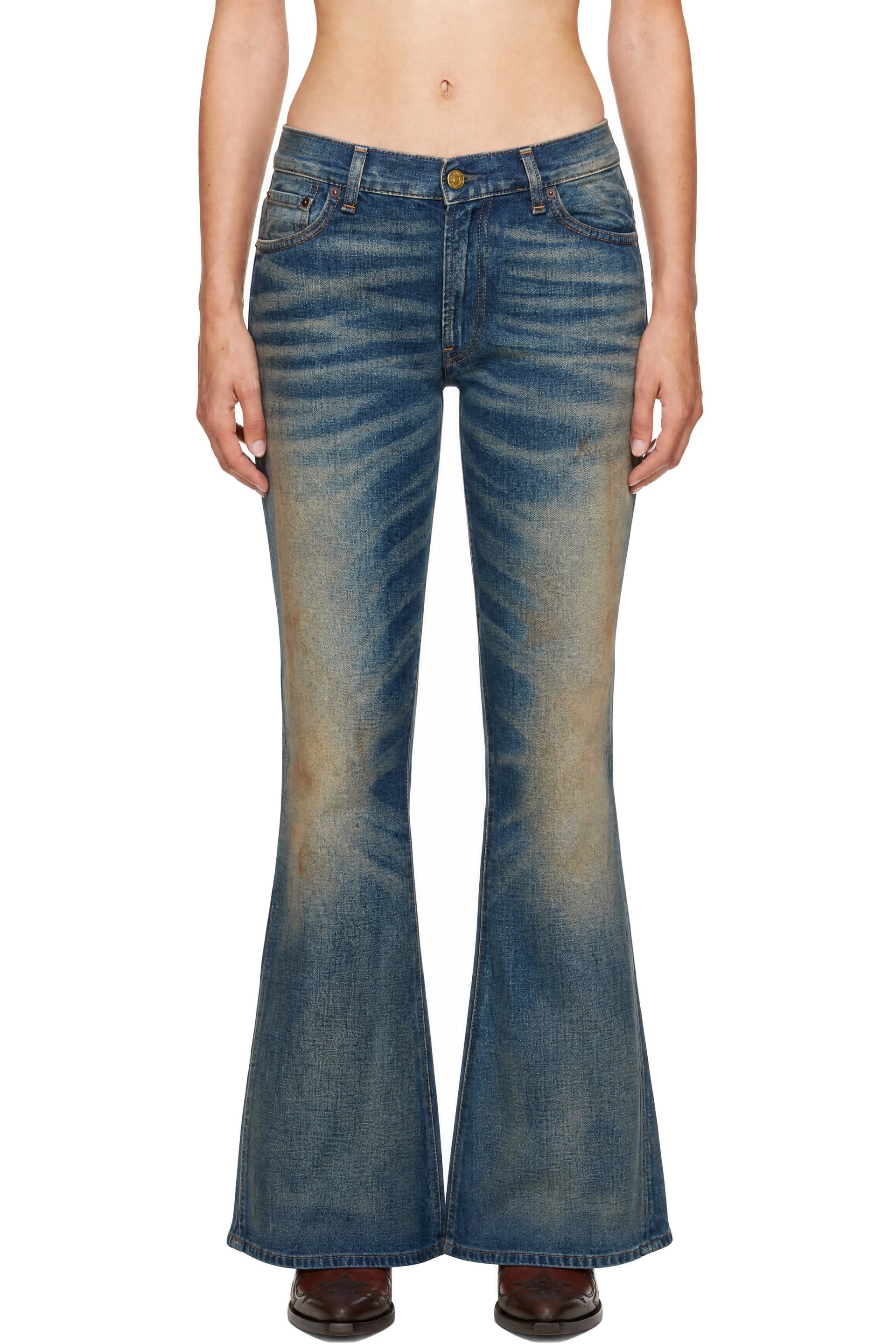 Acne Studios - Blue 2025F Fitted Jeans