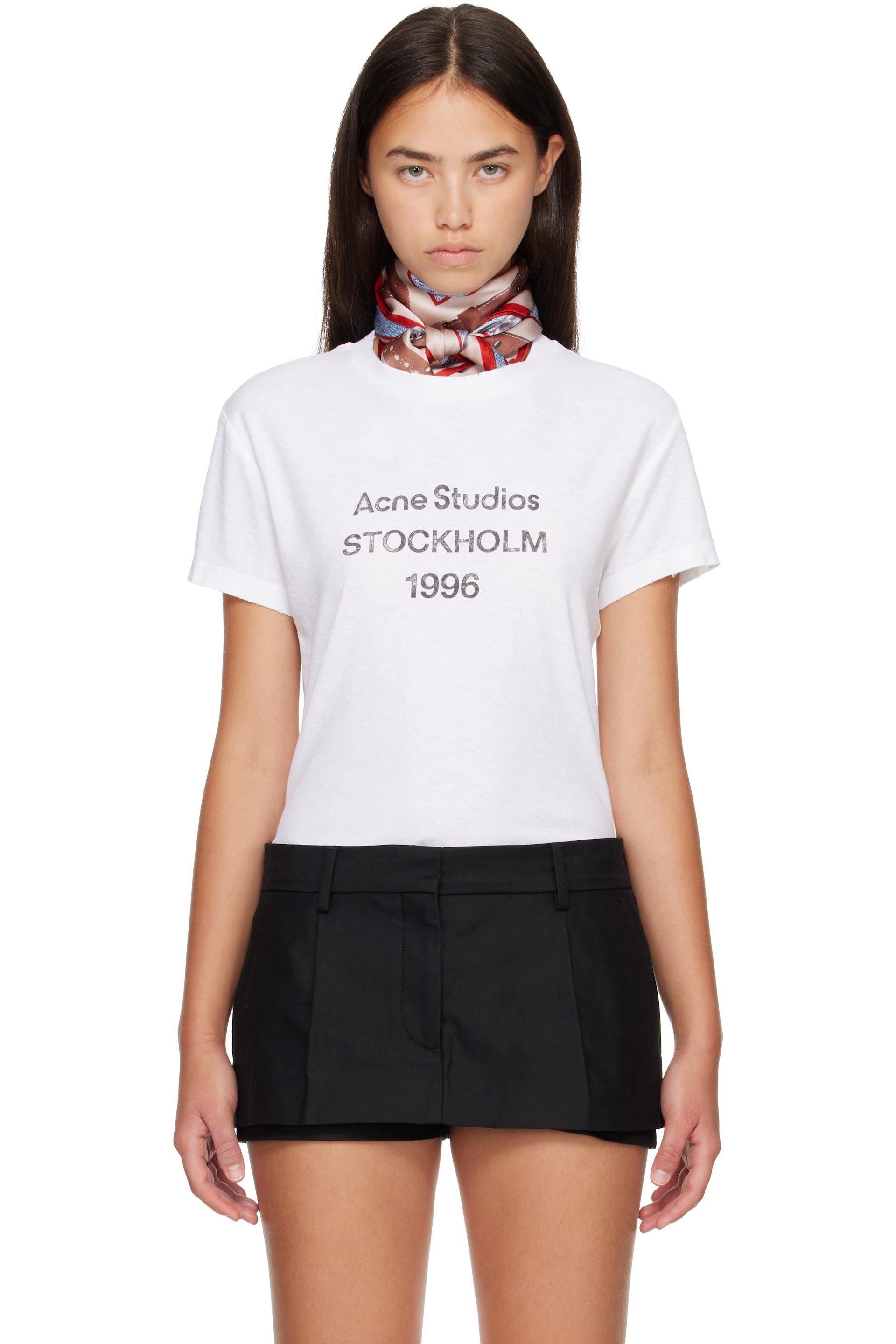 Acne Studios - White Logo T-shirt