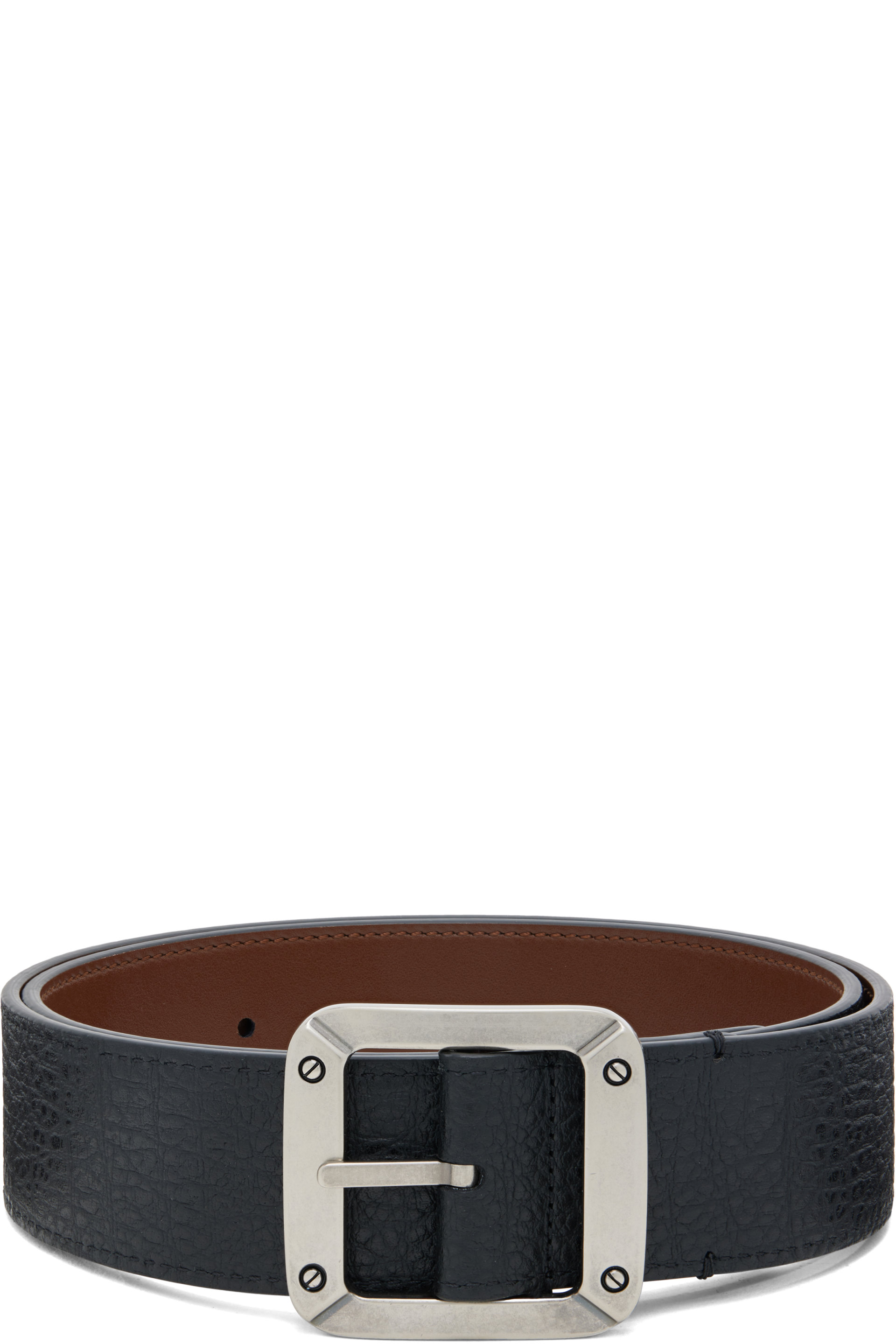 Acne Studios - Black Reversible Leather Belt